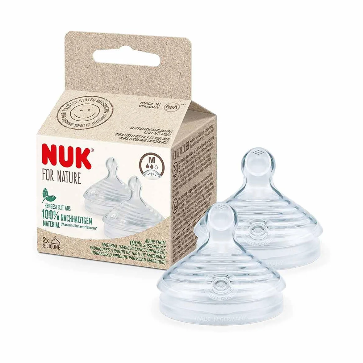 Nuk Smoczek dla natury M 2 sztuki