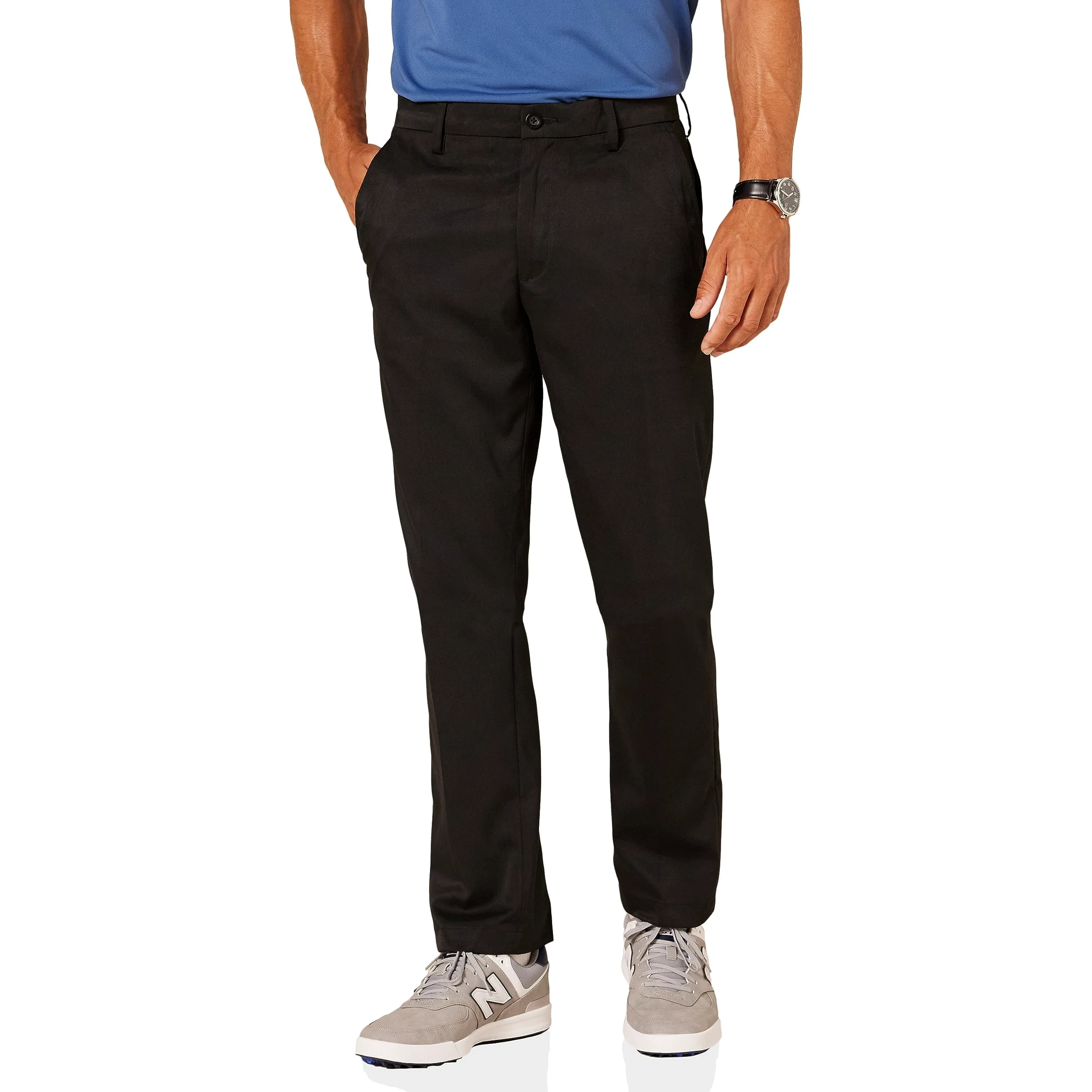 Amazon Essentials Mężczyźni Elastyczne spodnie golfowe o prostym kroju