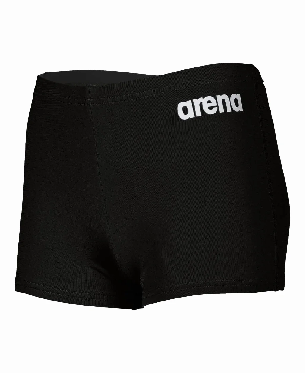 ARENA Chłopięce spodenki kąpielowe Team Swim Solid Shorts czarno-białe 14-15 lat