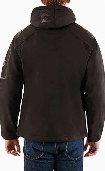Geographical Norway BELL męska kurtka softshellowa, zimowa kurtka polarowa z kapturem, odzież z długim rękawem, męska parka