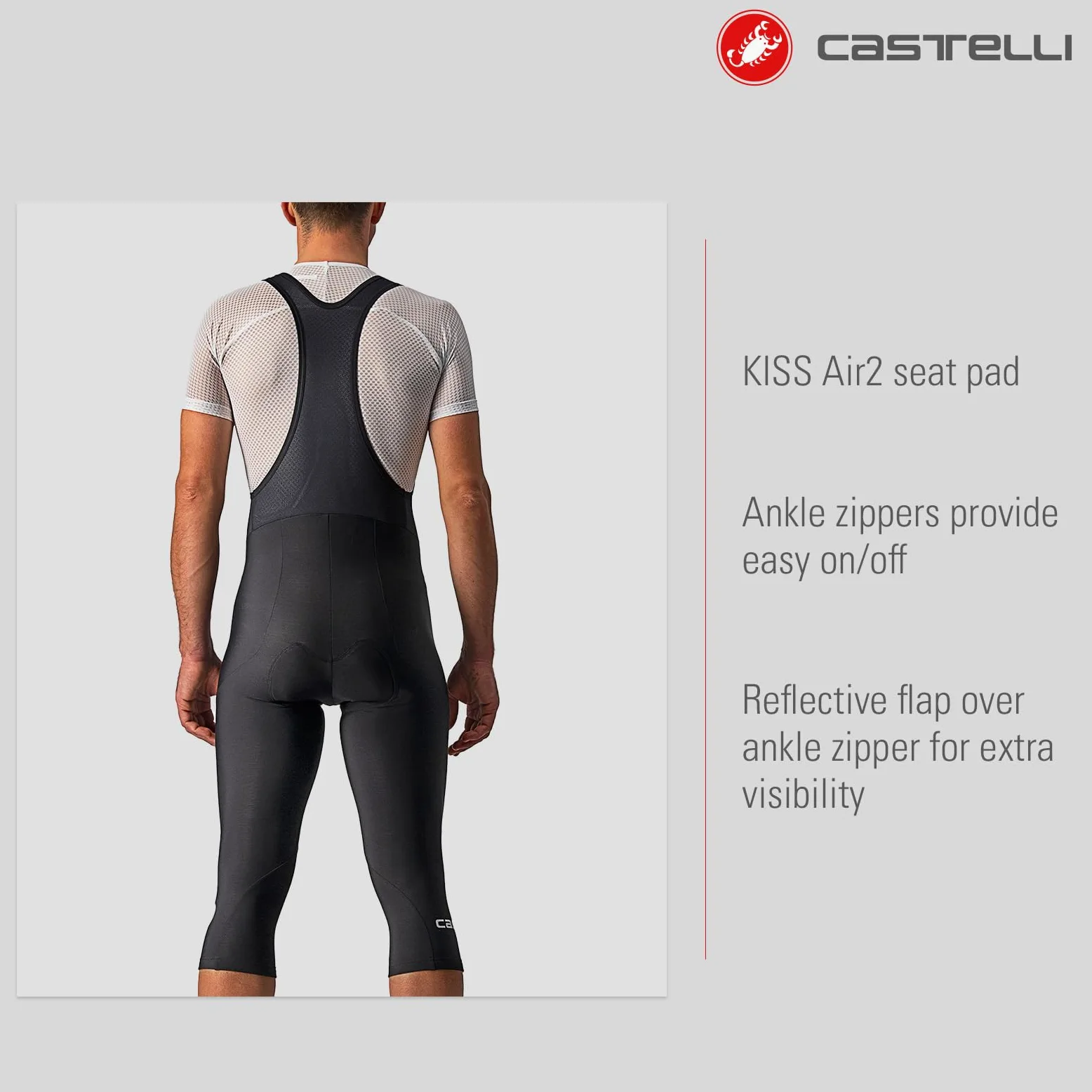CASTELLI Entrata Thermal Bibknicker - Spodenki Mężczyźni