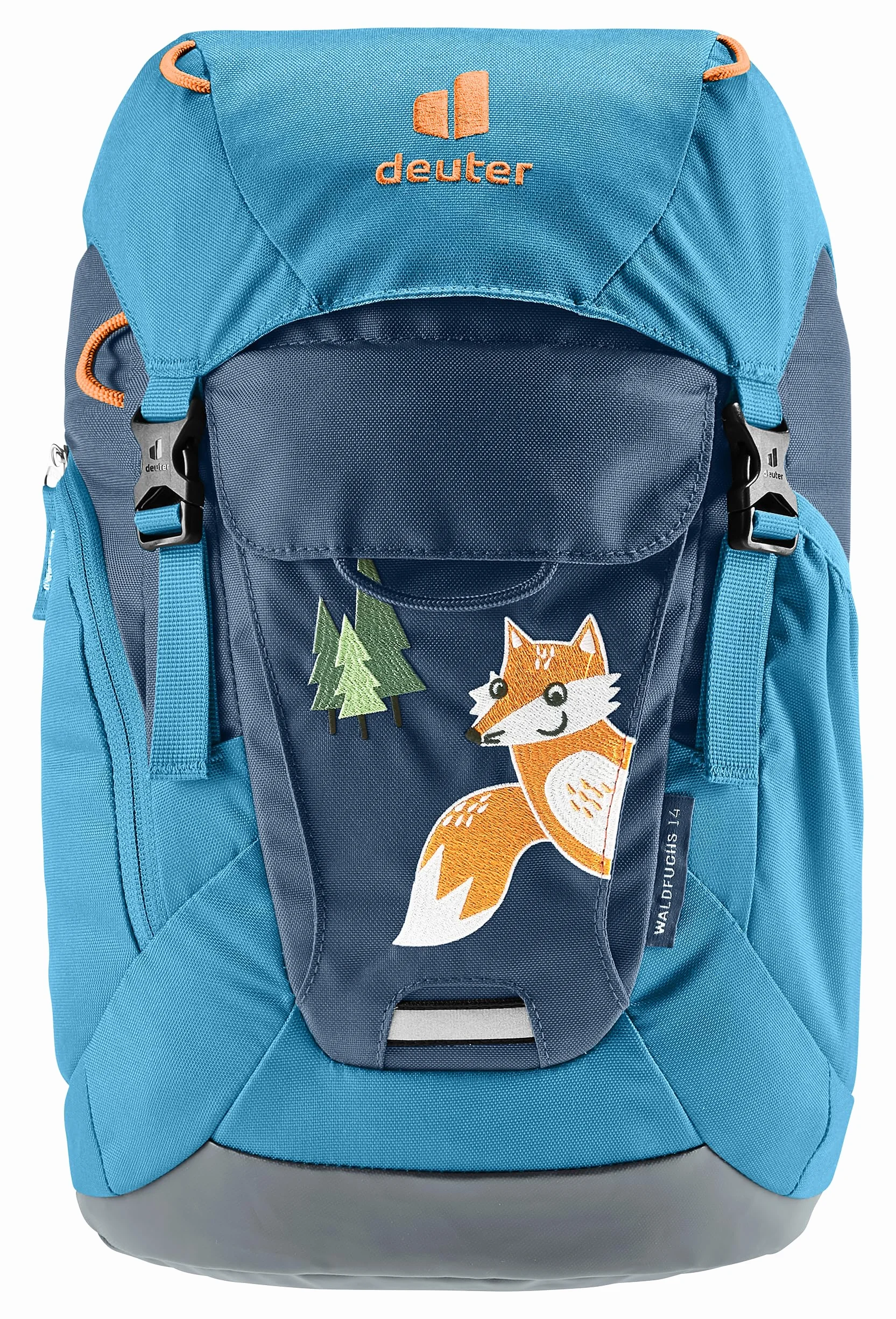 Deuter Uniseks - Dzieci Waldfuchs 14 3610322 Plecak Dziecięcy, Marine Wave, 14 l