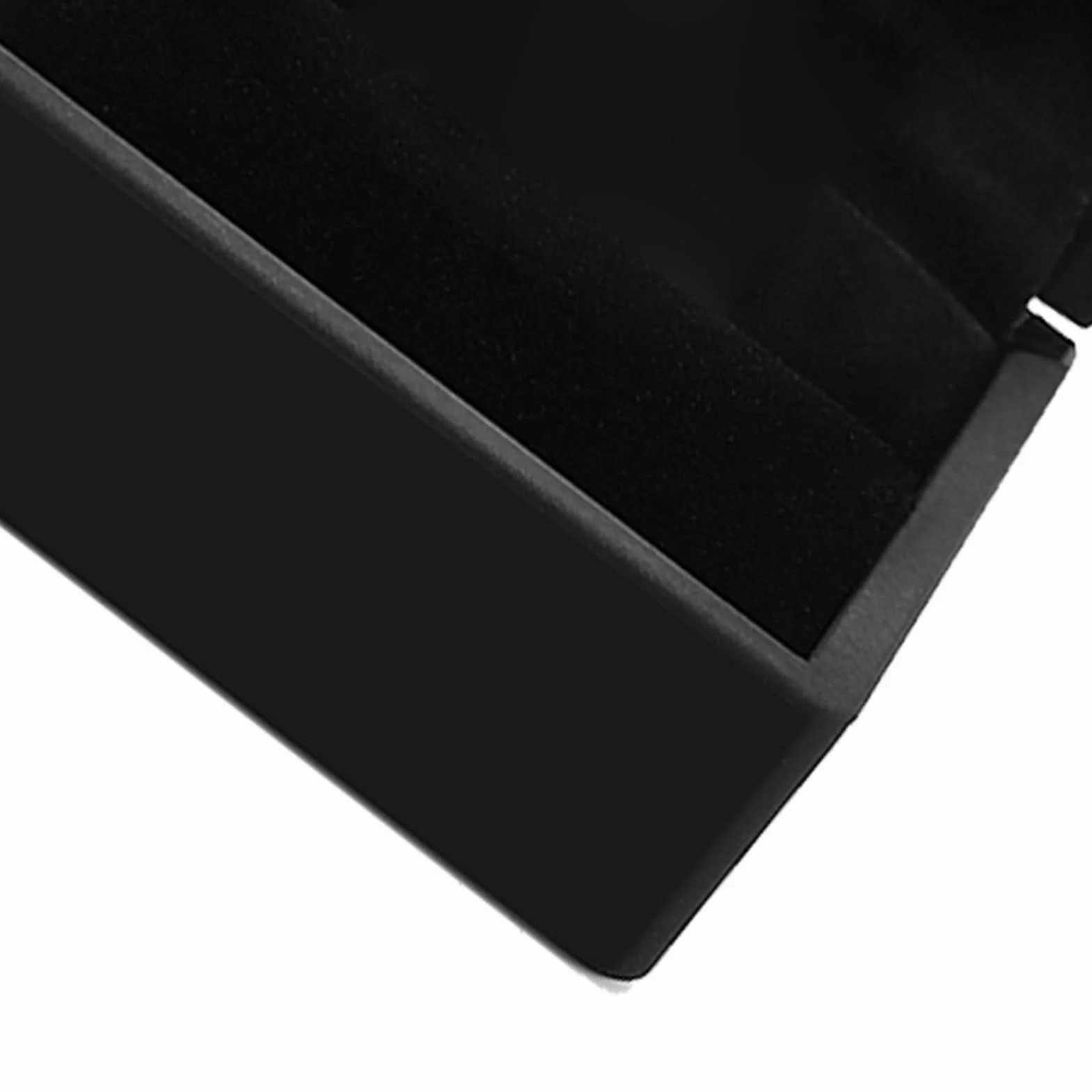 Pudełko na Pierścionek z Oświetleniem LED, Gablota na Biżuterię do Przechowywania Pierścionków, Pudełko na Pierścionek Zaręczynowy na Propozycję ślubu Walentynki, Urodziny Urok(Czarny)