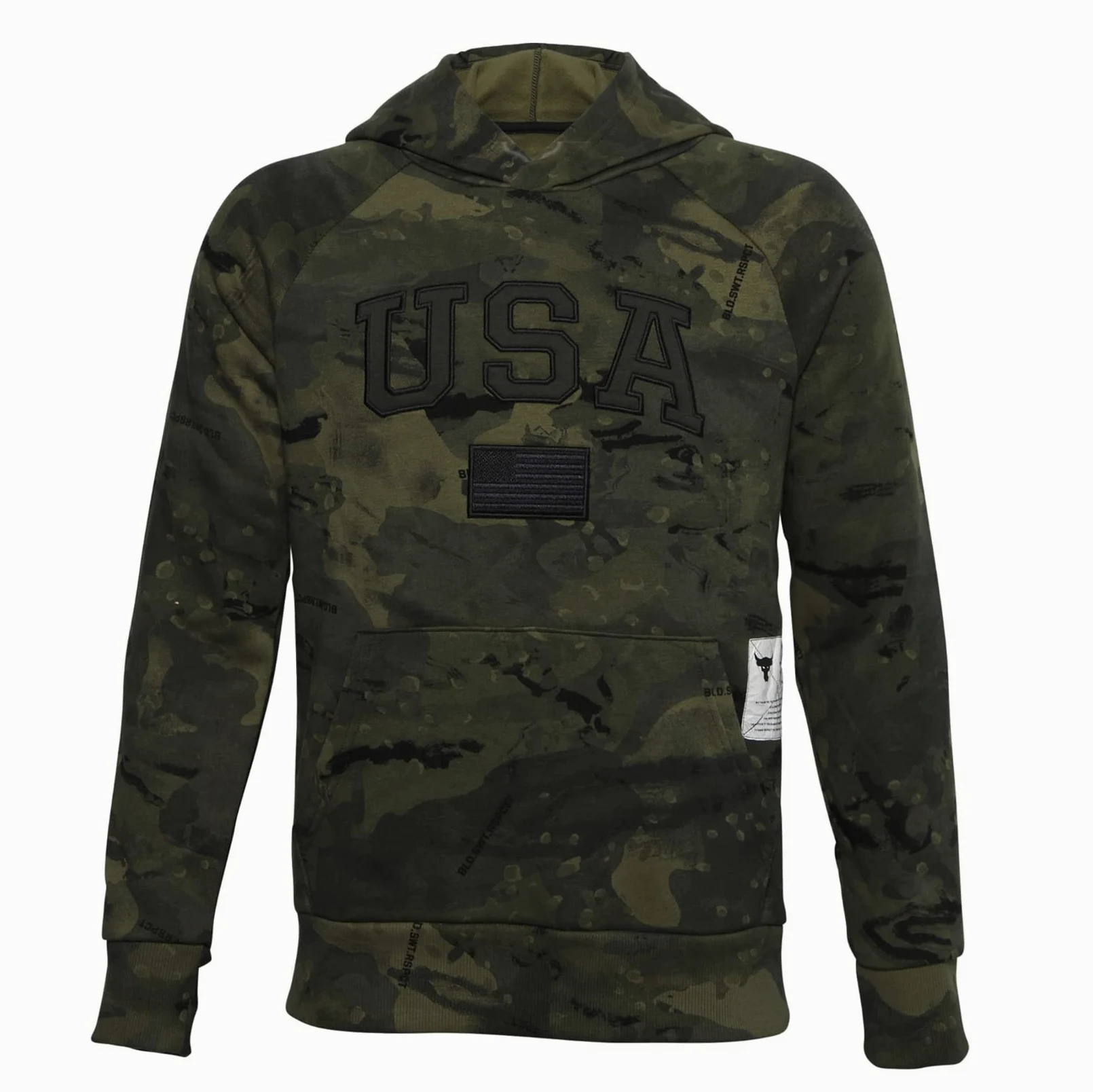 Under Armour Chłopięca bluza z kapturem Project Rock na Dzień Weterana