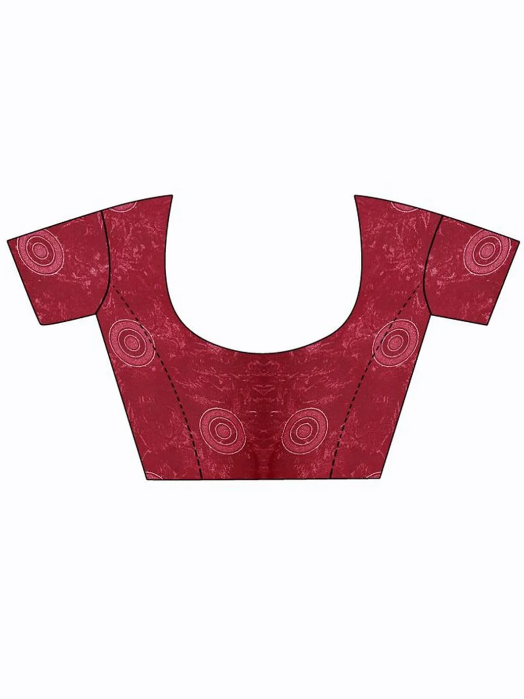 Damskie pomarańczowe sari - 18472590-CVO