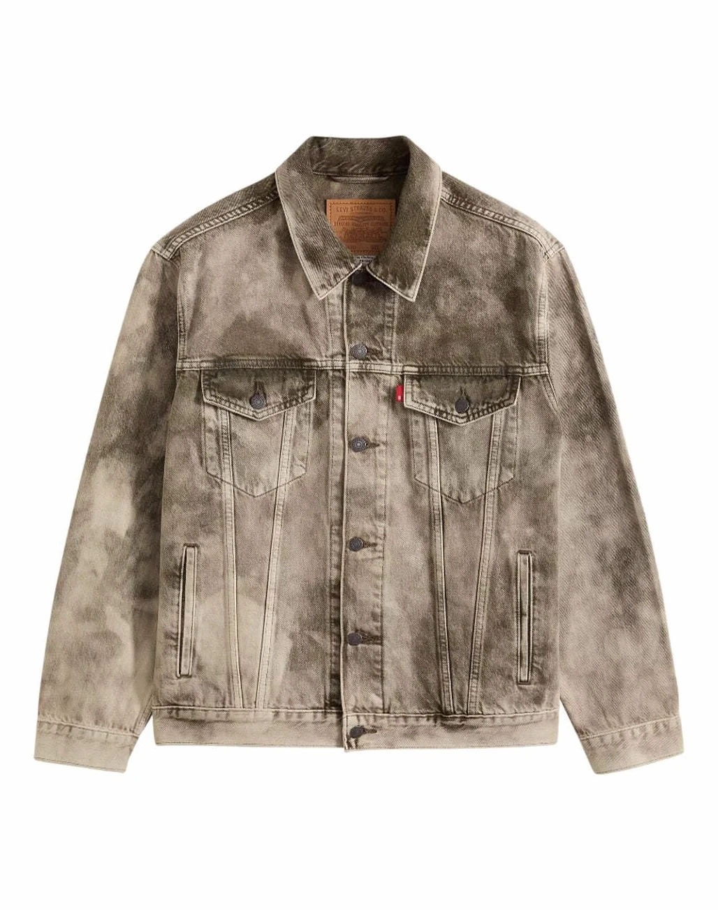 Levi's Kurtki jeansowe męskie brązowe A5782-0084