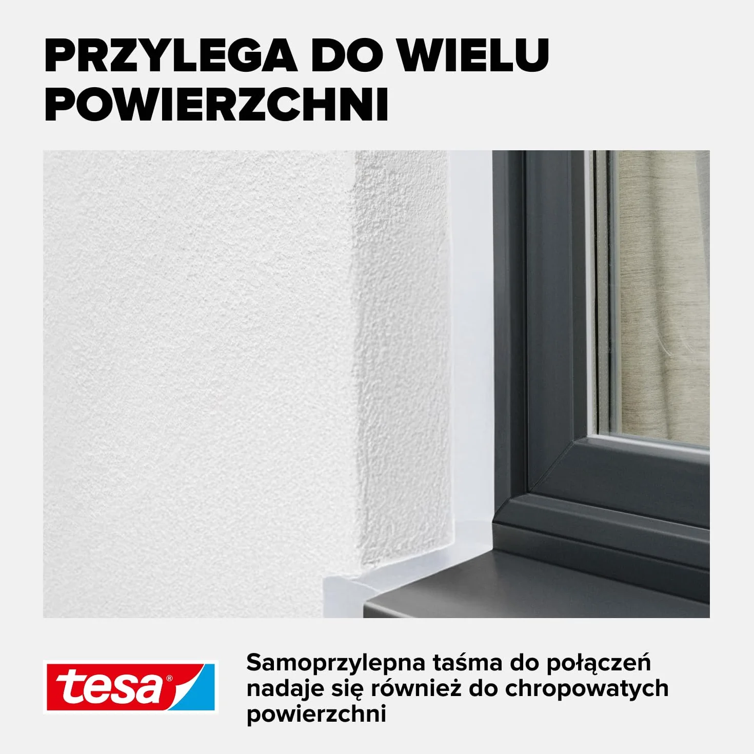 tesa taśma naprawcza z włókna szklanego - taśma do naprawy, uszczelniania i zabezpieczania - do szorstkich i gładkich powierzchni - odporna na rozdarcie - 20m x 50mm