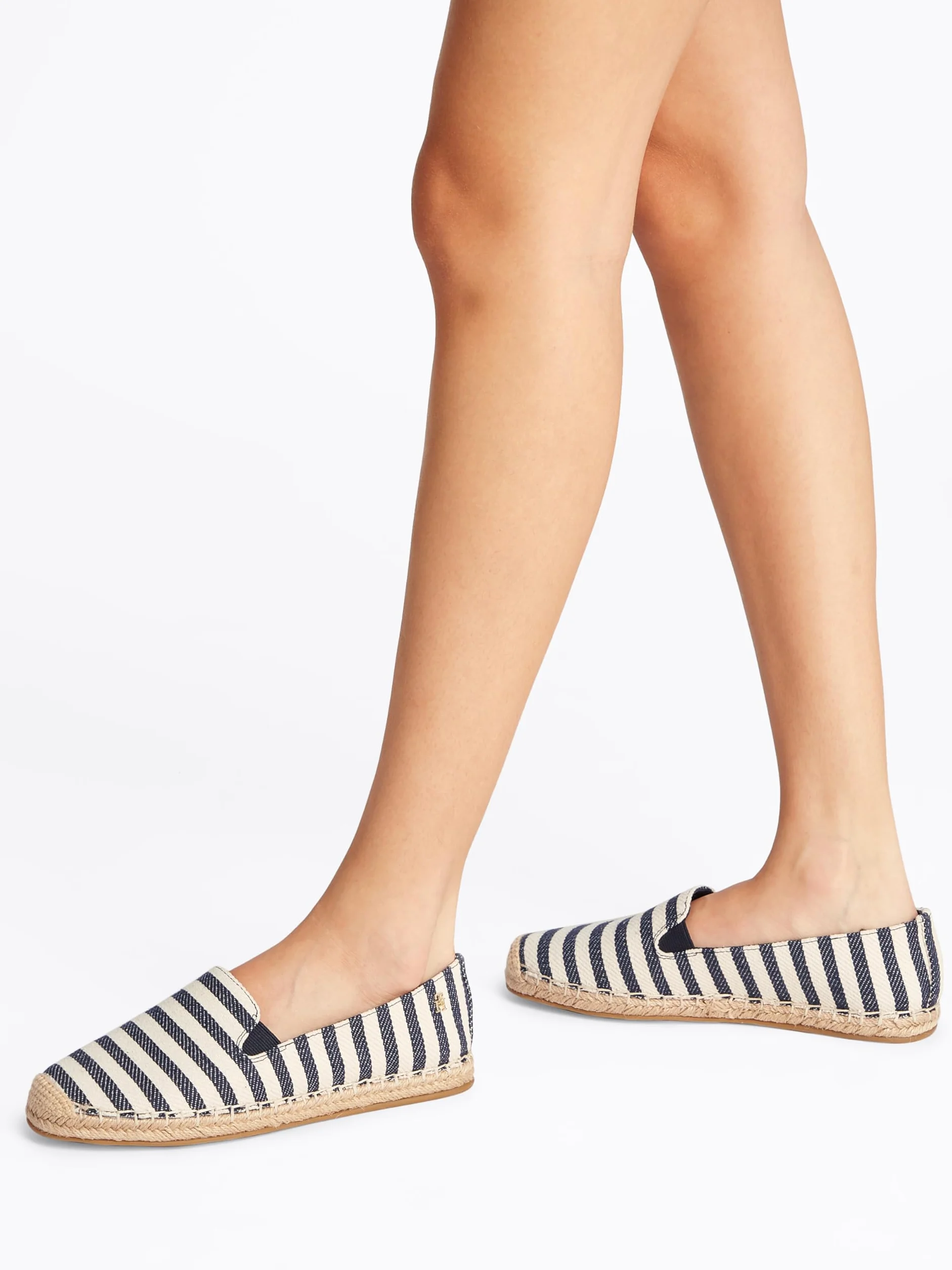 Kobiety Nautical Stripe EspadrilleEspadryle