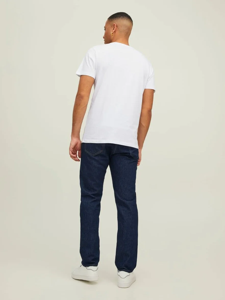 Jack & Jones Jjethan Tee Ss Crew Neck 3Pk Koszulka Czarny Biały Granatowy XL