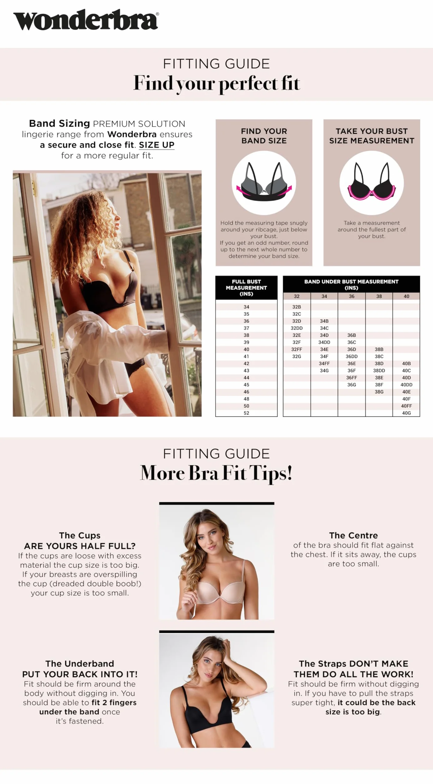Wonderbra Damski biustonosz bez ramiączek, BEŻOWY, 75D