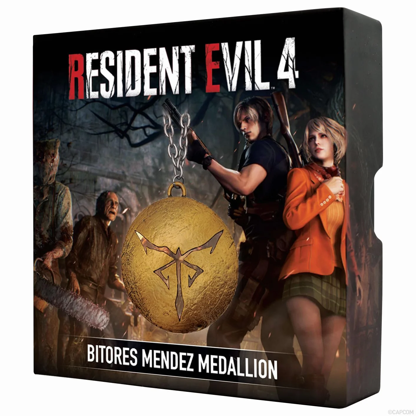 FaNaTtik Resident Evil 4 Bitores Mendez Kolekcjonerski metalowy medalion