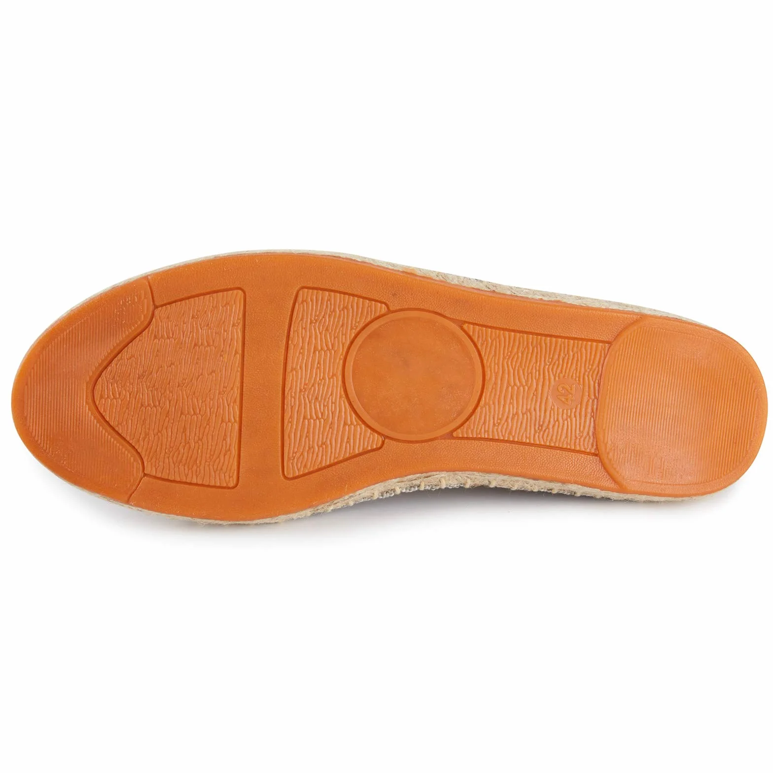 Alexis Leroy Jednolity kolor Slipper Espadryle Męski Flats Slip-On z płótna żaglowego Beżowy 45 EU