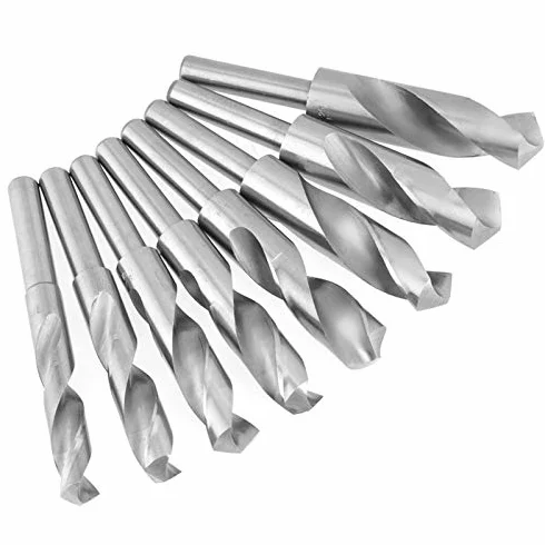 Zestaw Wierteł do Metalu z Hartowanej Stali Ulepszanej Cieplnie 6szt Uniwersalny Zestaw Wierteł HSS do Metalu 14/16/18/19/21/22/24/25 Mm dla Stolarzy Budowniczych Elektryków Amatorów Stylistów Itp.