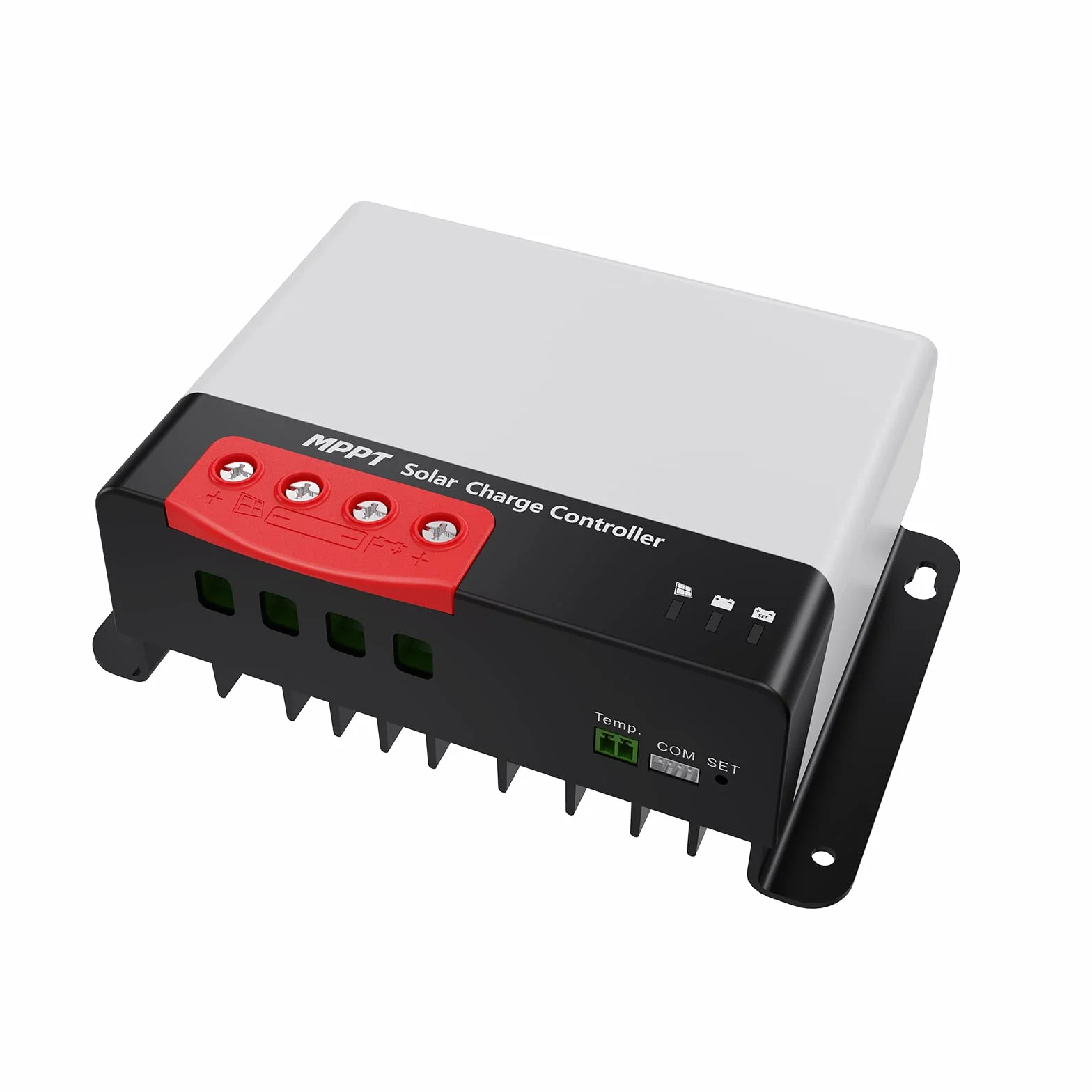 MPPT solarny regulator ładowania 30 A, wbudowany Bluetooth do mobilnej aplikacji, monitorowania i ustawiania, solarny regulator ładowania do AGM żelowy gęsto kwasowy, baterie litowe, do samochodów