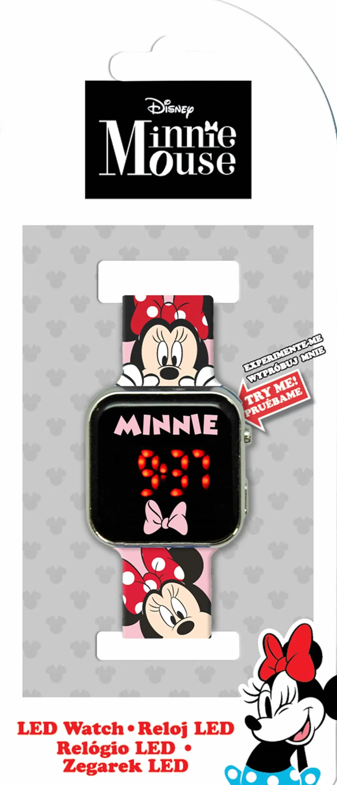 Kids Euroswan - Zegarek LED Minnie