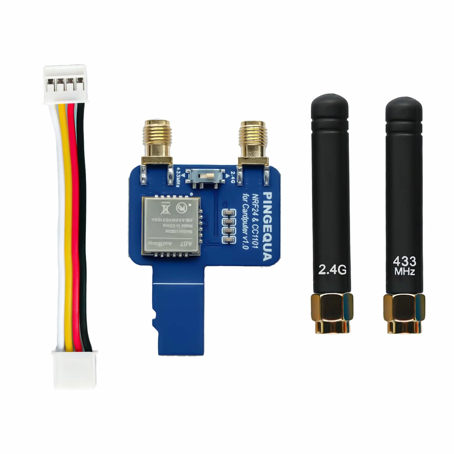 NRF24 i CC1101 moduł RF 2 w 1 do M5Stack Cardputer, obsługuje NRF24 2,4 GHz i CC1101 433MHz, Devboard kompatybilny z M5Stack Cardputer z oprogramowaniem sprzętowym Bruce
