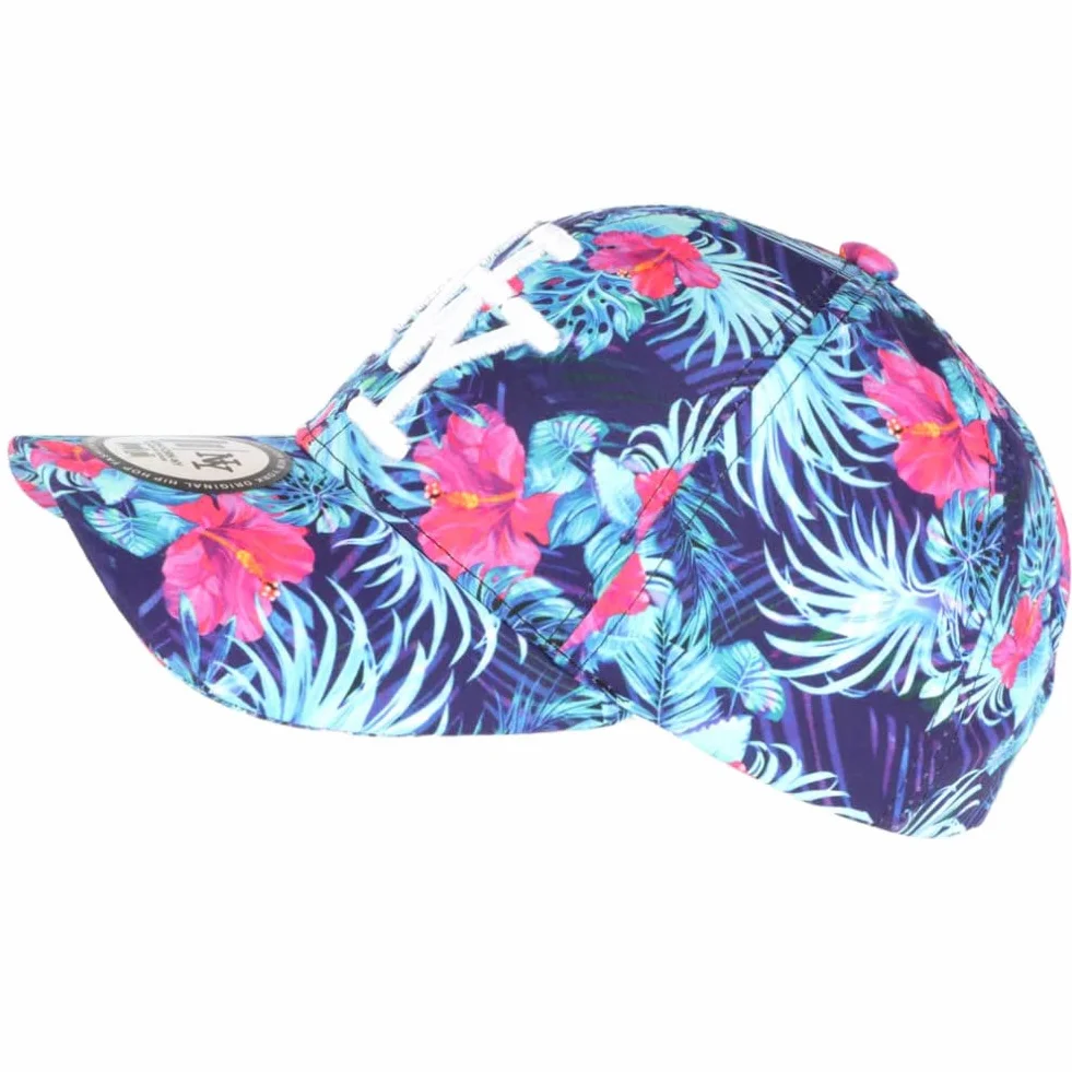 Czapka NY Fioletowa Tropikalne Różowe Kwiaty Moda Baseball Phuket - Rozmiar: Jeden rozmiar - Kolor: Fioletowy - Mieszany, fioletowy, rozmiar uniwersalny