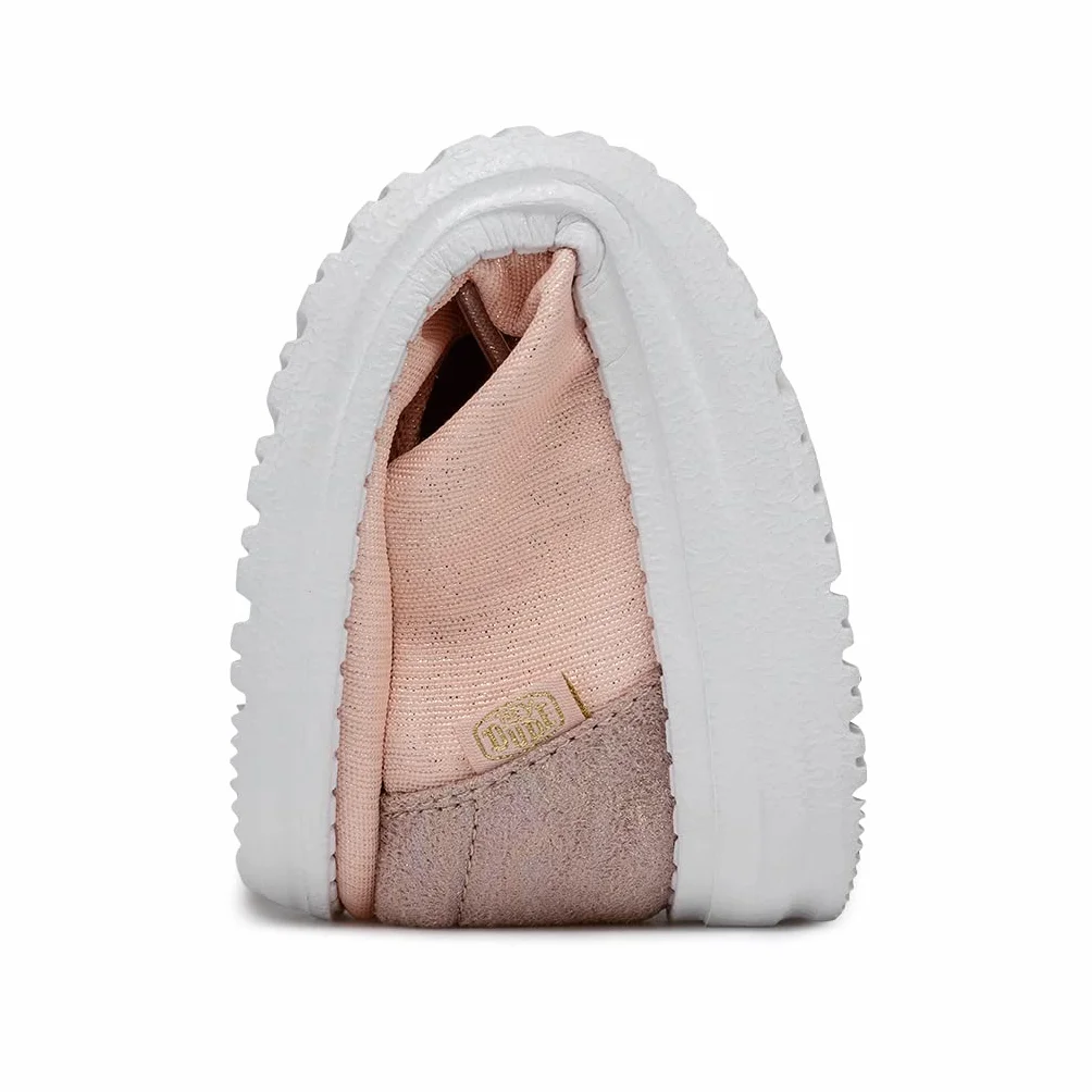 Hey Dude Wendy Youth Glitter Moccasin Rose Crystal 36 EU