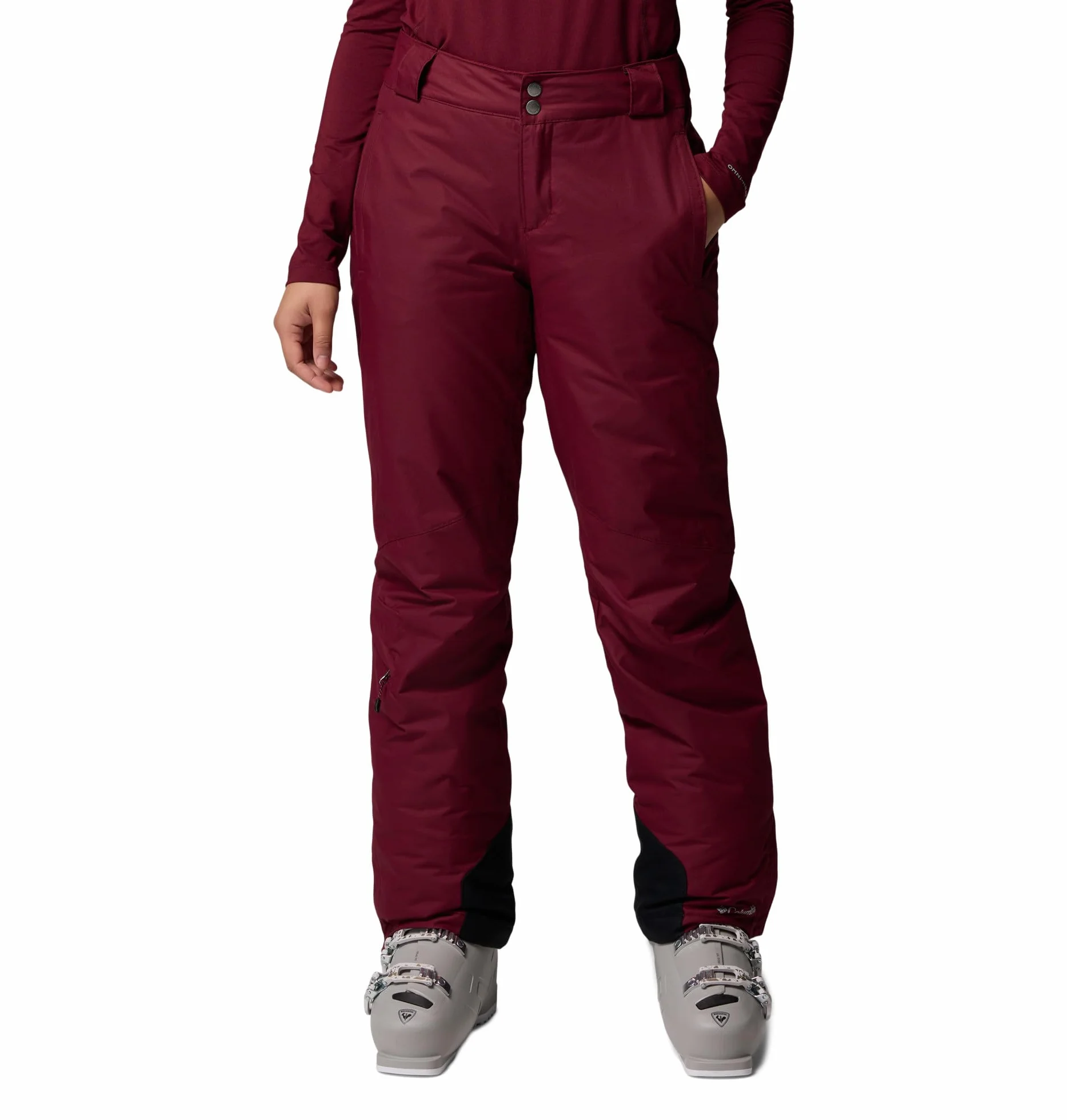 Columbia Damskie spodnie narciarskie Bugaboo 2, Rich Wine, M/R