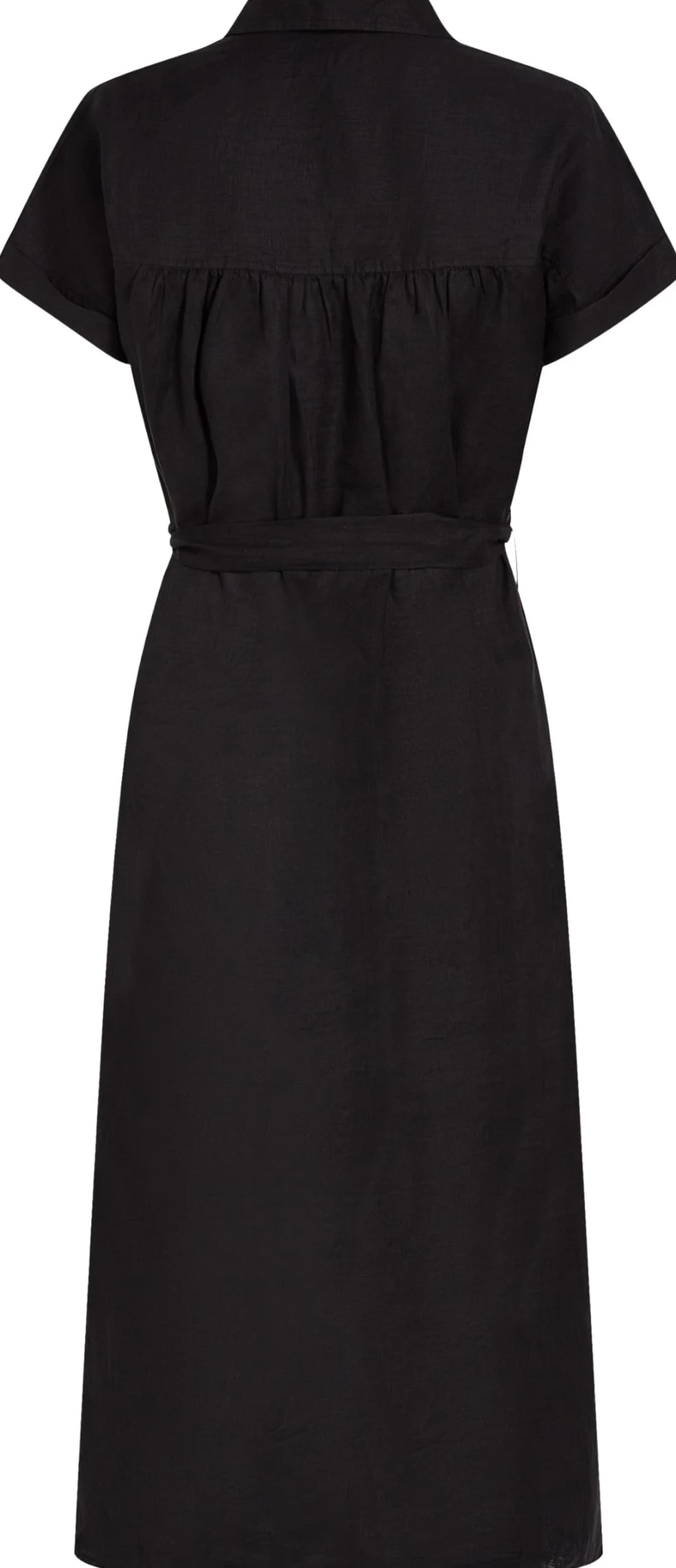 Tommy Hilfiger ESS lniana sukienka midi S/S WW0WW44653 Kobiety Ess Linen Belted S/S Midi Dress Ww0ww44653