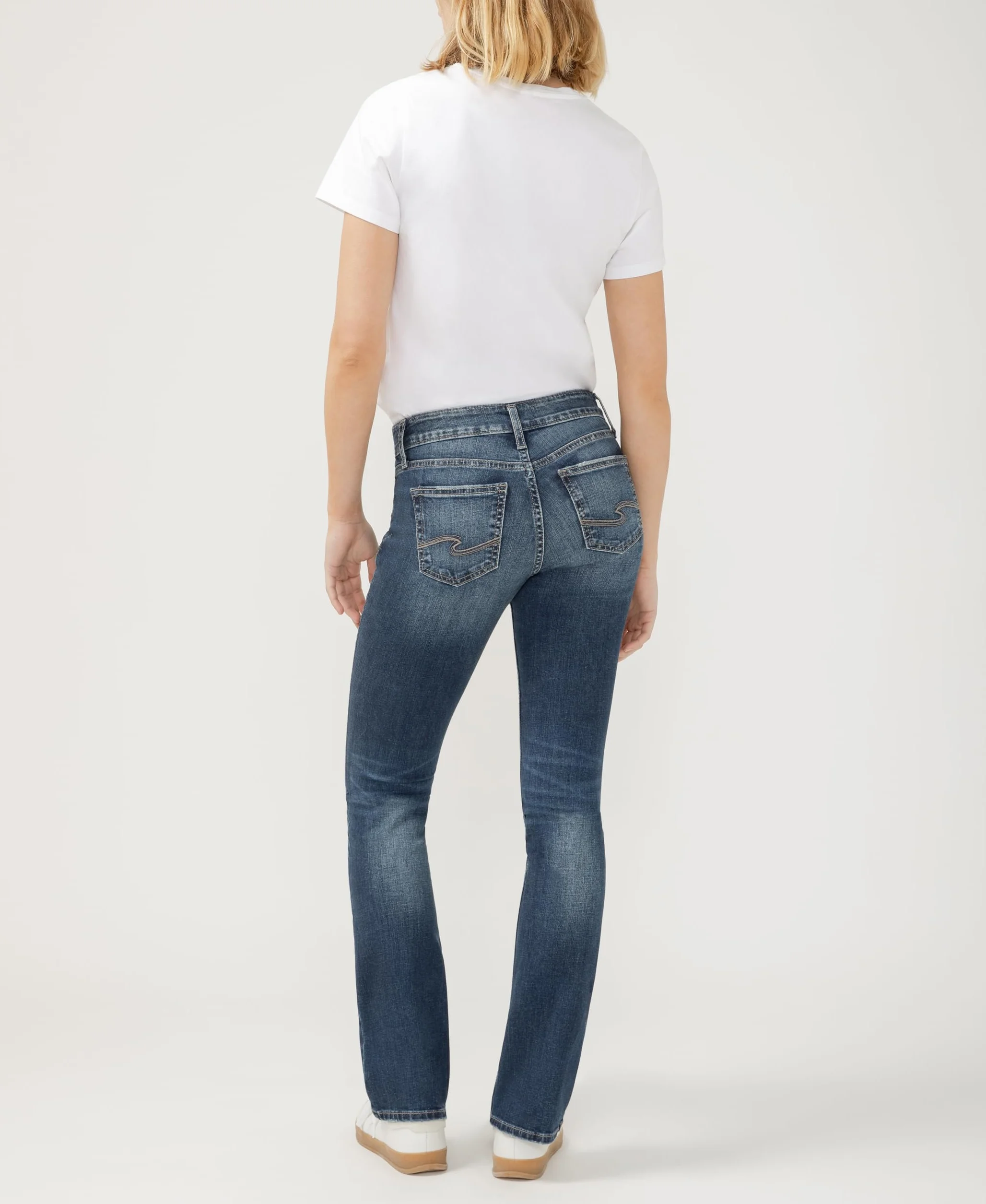 Silver Jeans Dżins damski Suki Curvy Fit Mid Rise Slim Bootcut Jeans