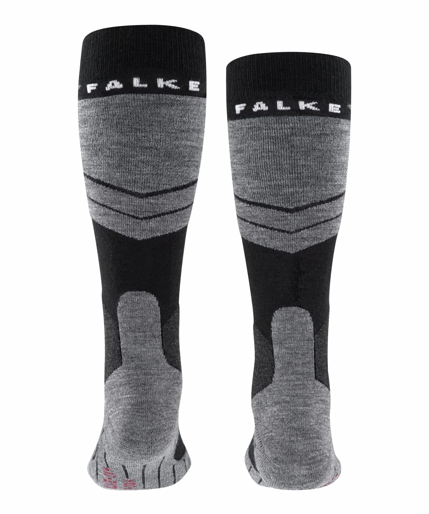 FALKE Uniseks - dzieci Skarpety narciarskie SK4 Advanced K Kh Wełna ciepłe cienkie 1 Para, Czarny Black-Mix 3010, 31-34