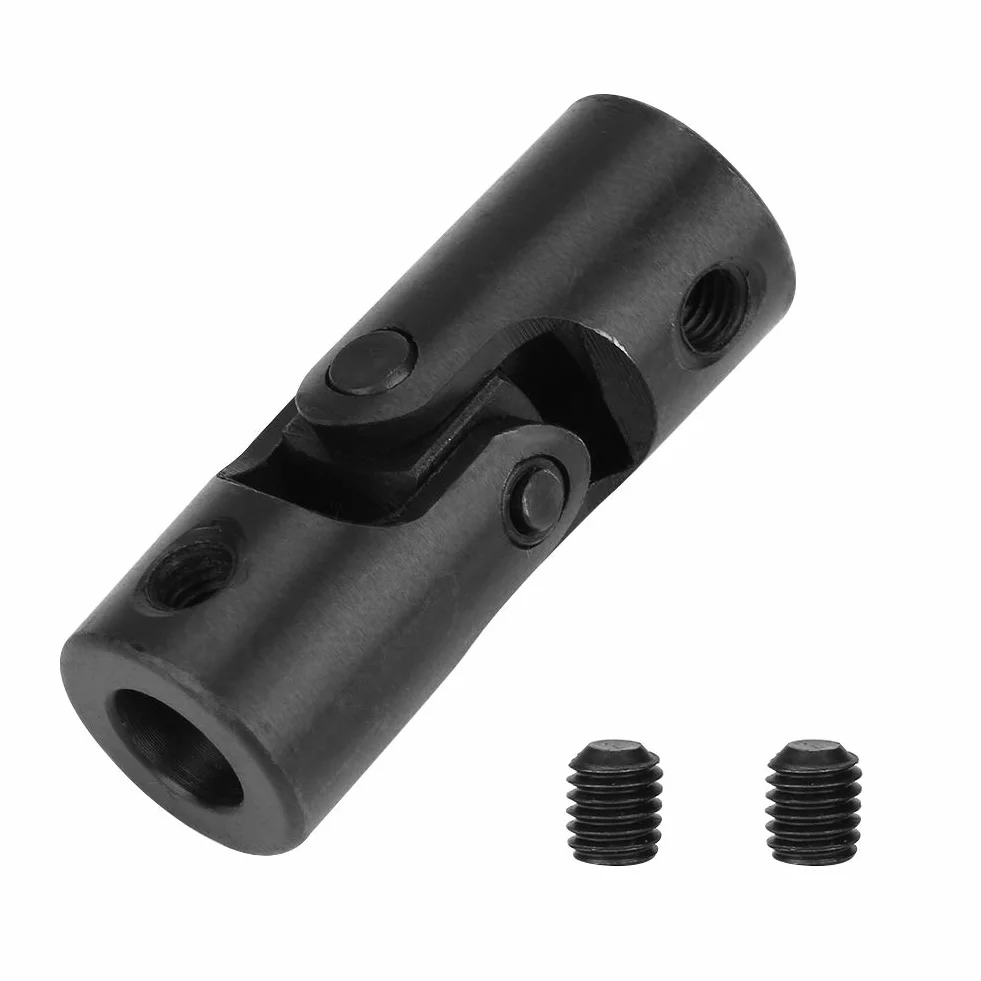 Jonction Cardan 8 10 Mm Sprzęgło Wału Metalowego Złącze Silnika Diy Przegub Kierowniczy 10 * 20 * 45Mm Giunto Cardanico Foro 10