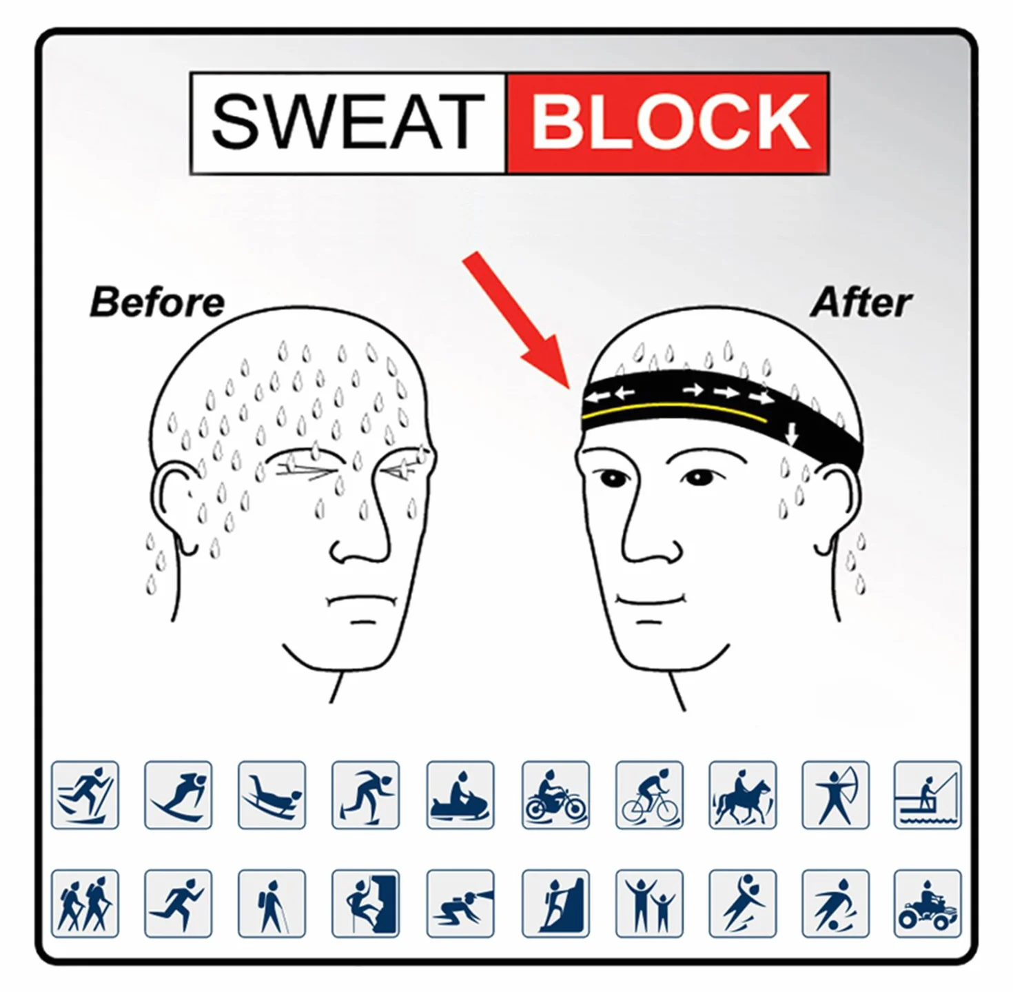 HASAGEI Sports Bandana Cap męska damska bandana bandana czapka czapka
