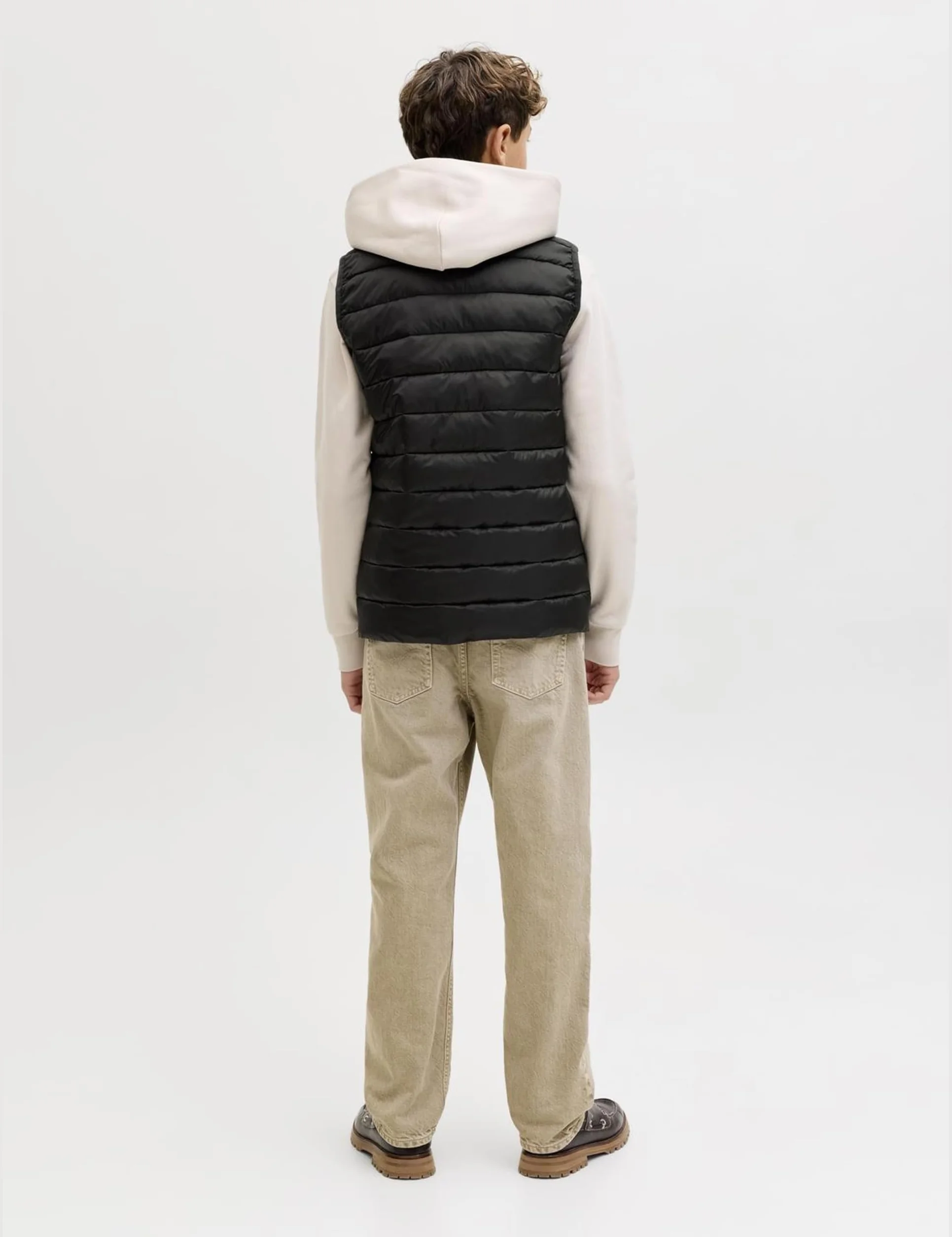 JACK & JONES Jjlouis Light Bodywarmer Collar Jnr, czarny, 164
