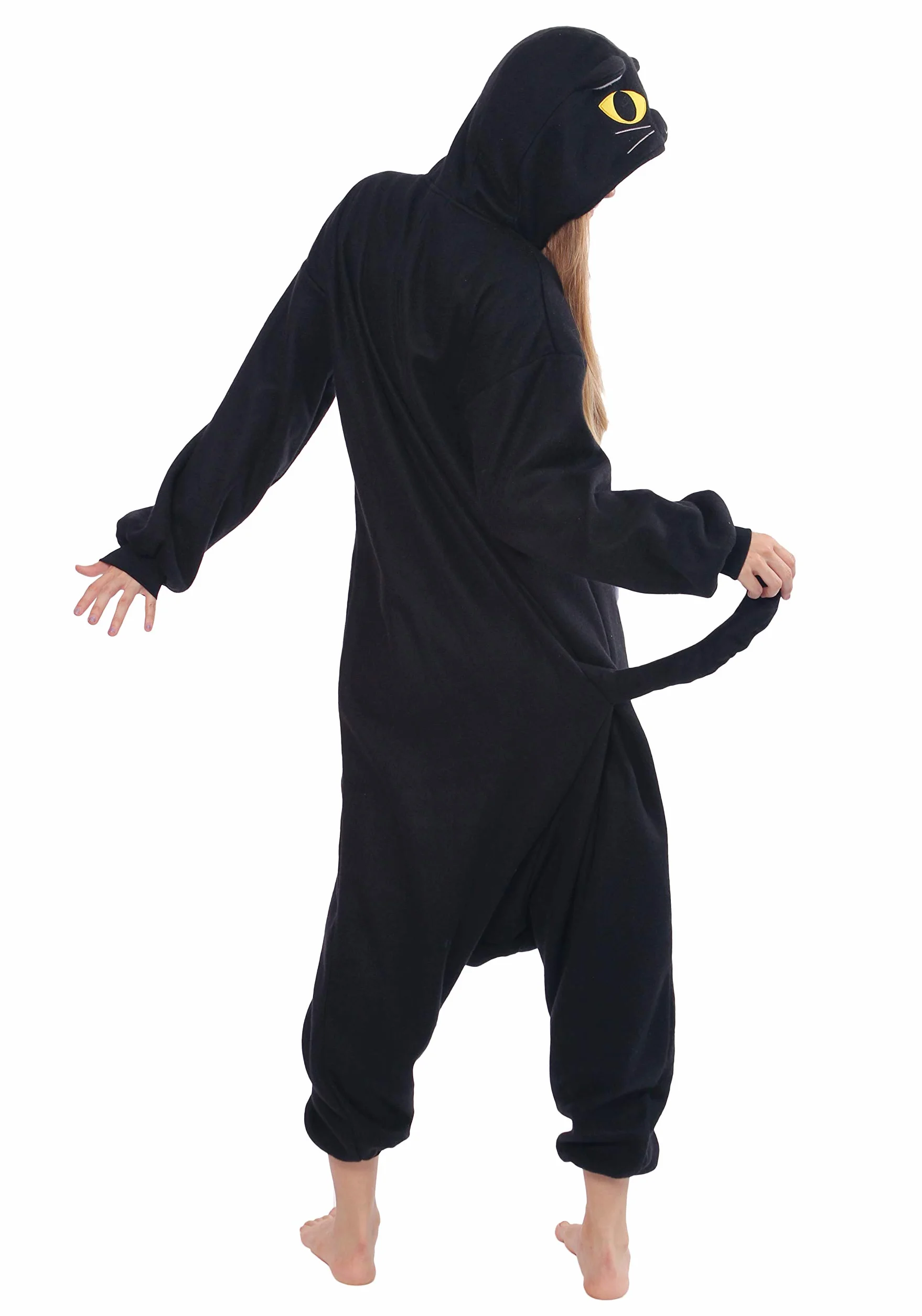 Kigu - Męski Kot Północ Kombinezon - Czarny - Średni, Czarny, M