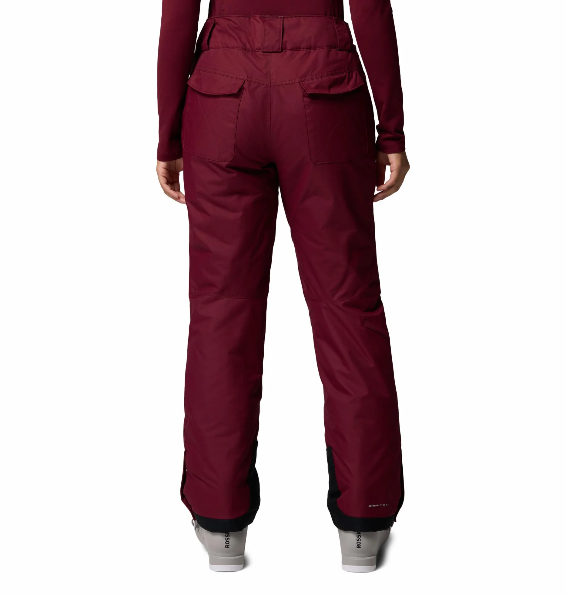 Columbia Damskie spodnie narciarskie Bugaboo 2, Rich Wine, M/R