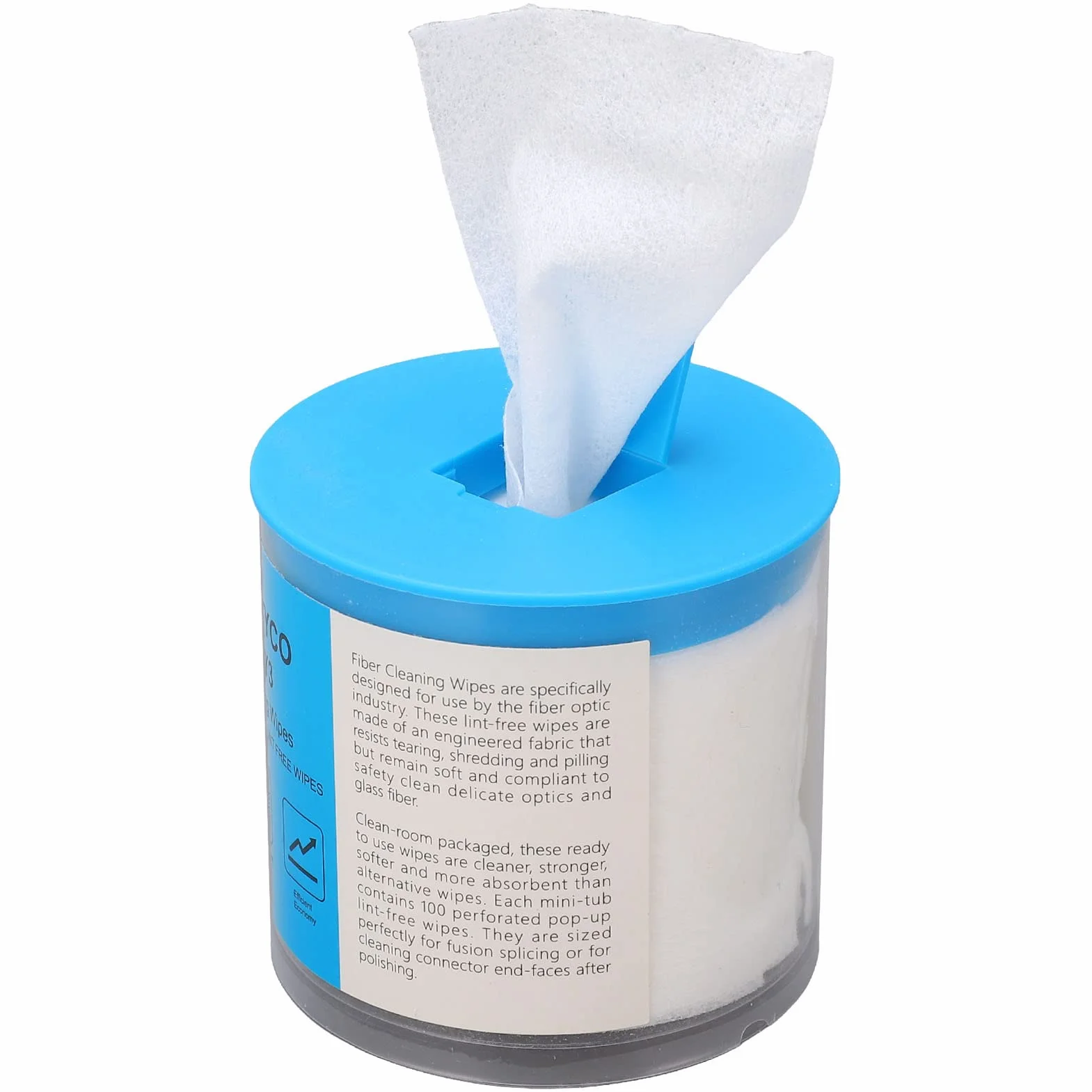 Ściereczki do czyszczenia włókien, 100 sztuk w pudełku, chusteczki światłowodowe, złącze końcówki kabla światłowodowego, bezpyłowy papier do czyszczenia przemysłowego sprzętu laboratoryjnego