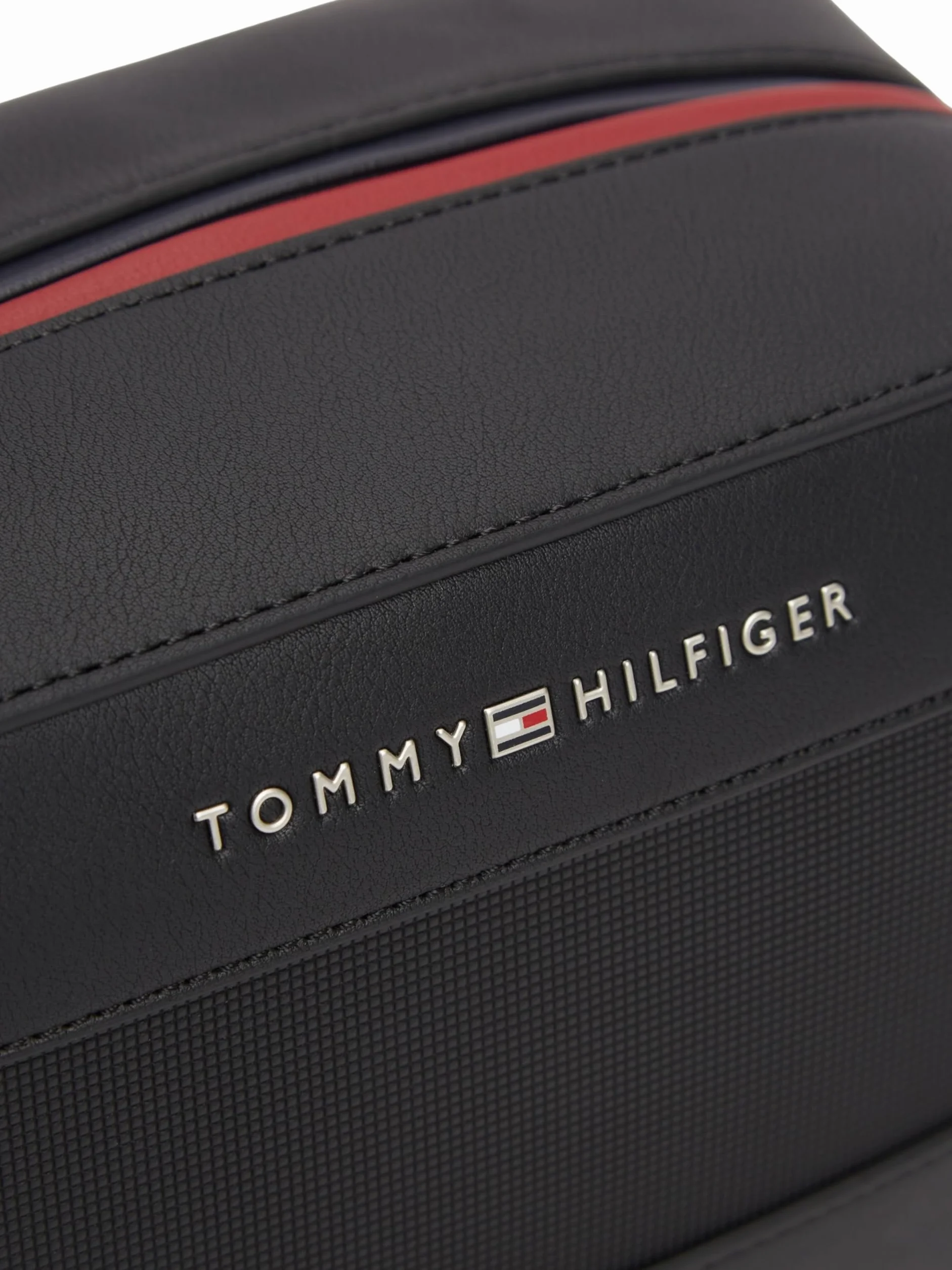Tommy Hilfiger Męska myjka Th Foundation AM0AM14161 Washbag, CZARNY (czarny), jeden rozmiar