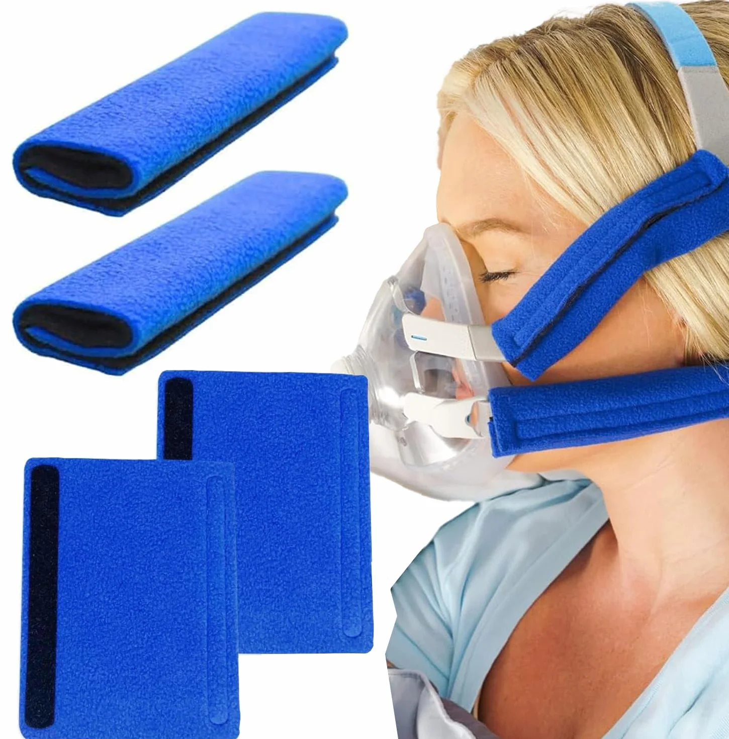 Uniwersalne pokrowce CPAP na twarz, podkładki na twarz, 4 szt.