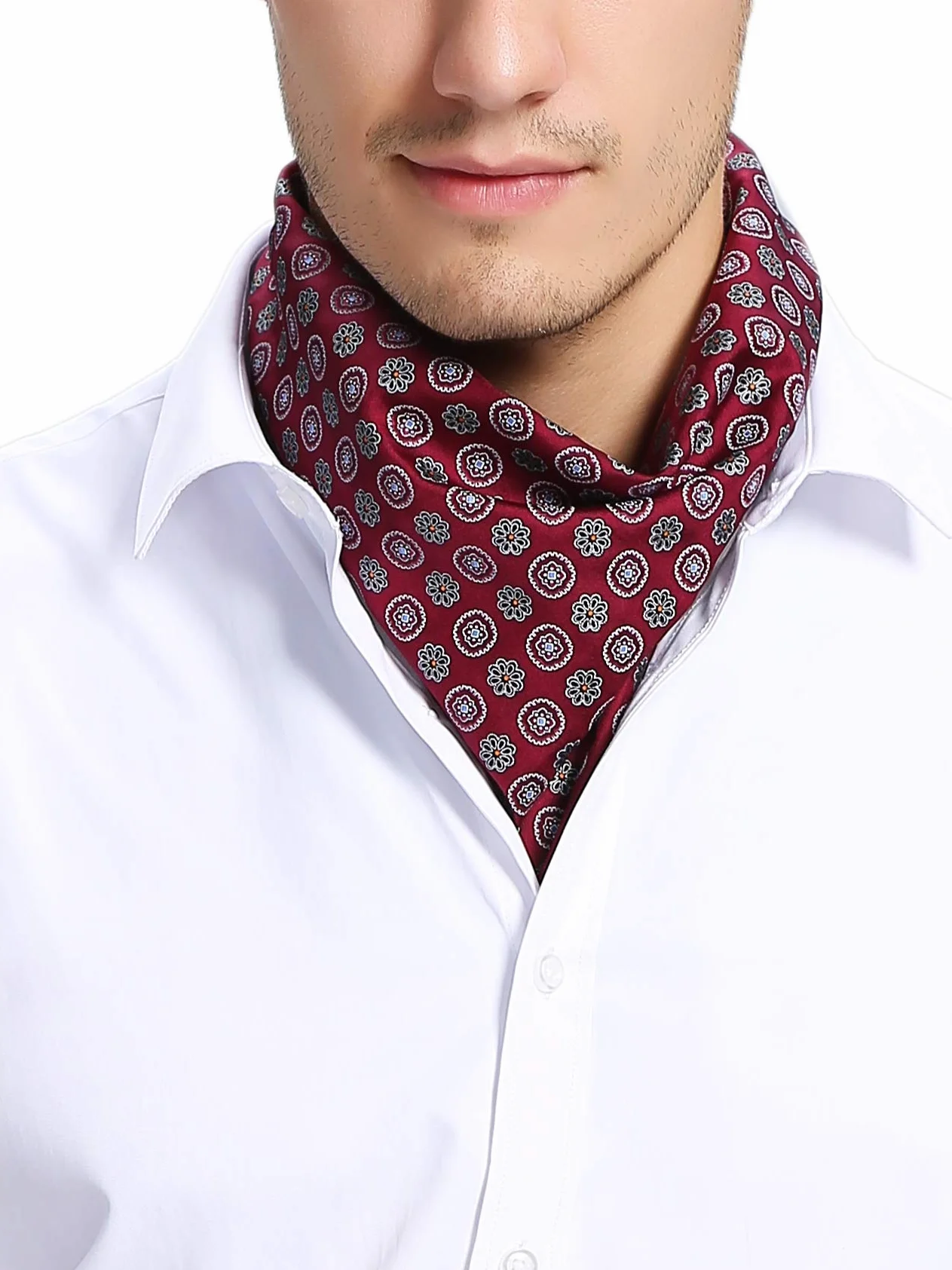 Jedwabny szalik 100% jedwab damski męski unisex