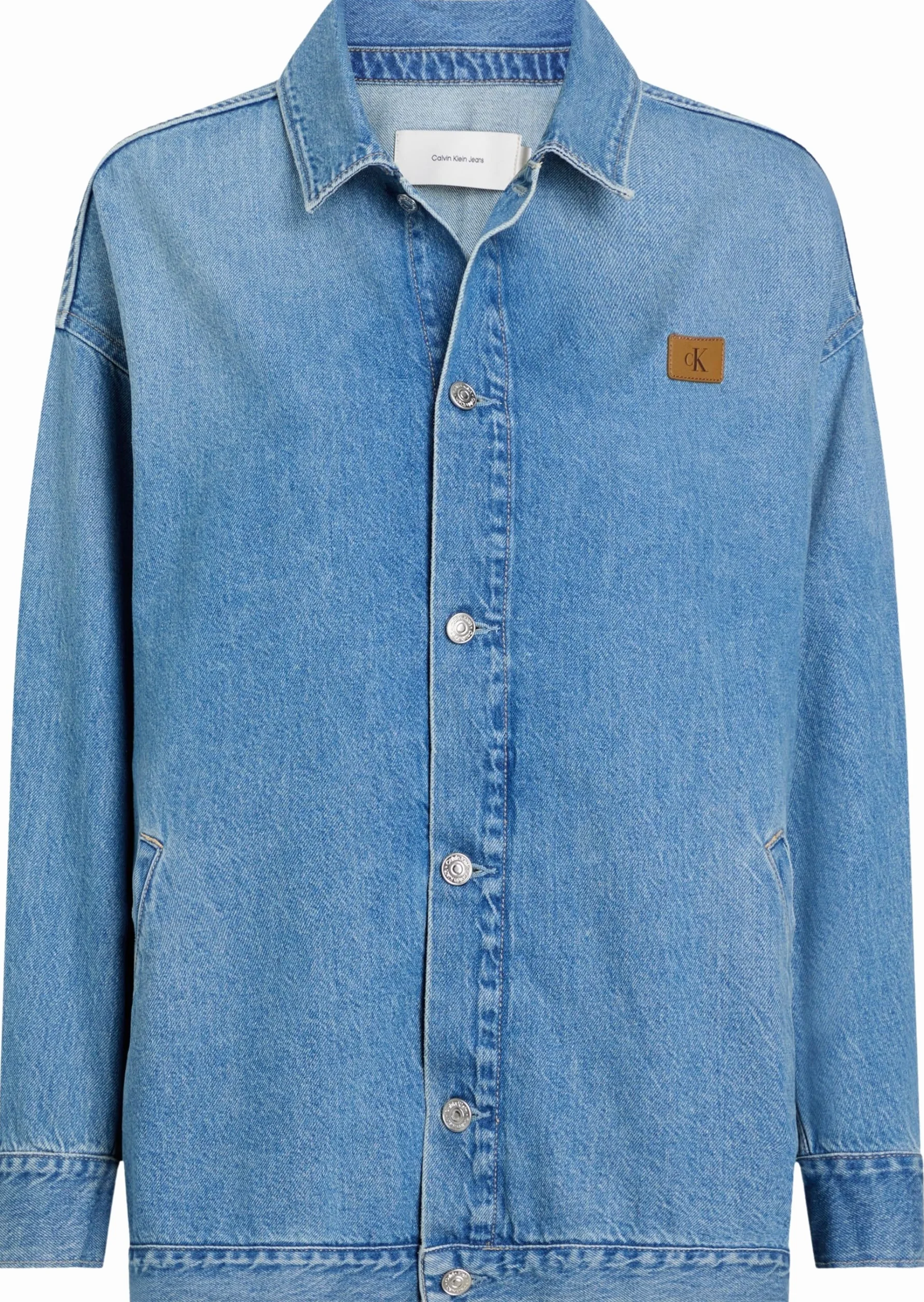 Calvin Klein Kurtka z kapturem Kobiety Denim Overshirt J20j225185