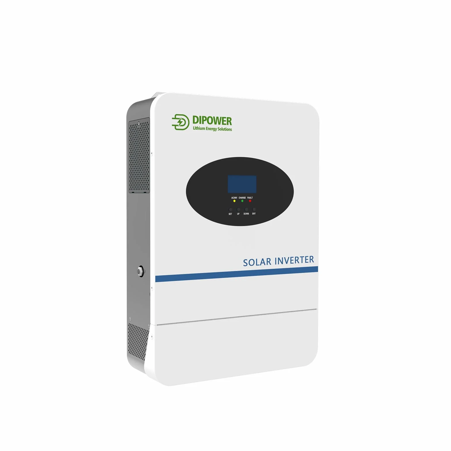 DIPOWER Falownik Solarny 5000W 48V DC do 220V/230V z Kontrolerem Ładowania 100A MPPT, Inwerter Solarny z Wbudowaną Funkcją Równoległą dla Systemu Off-Grid