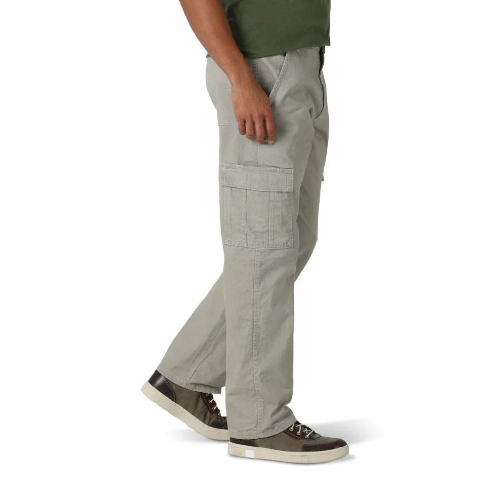 Wrangler Authentics Męskie spodnie cargo o splocie skośnym, Logan, luźny krój