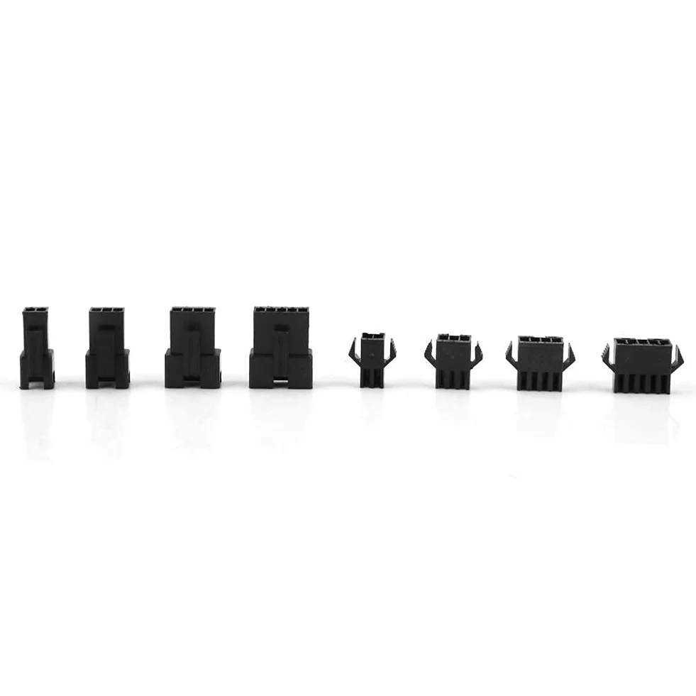 200 Szt. Złącze Wtykowe 2/3/4/5PIN, 22 Awg Jst Sm 5 Pin 2.54mm Sm Terminal Męski Męski żeński Przewód Zworka Złącze Nagłówka Męskiego żeńskie Szpilki Zaciskane Adapter AsortmentConnector Kit