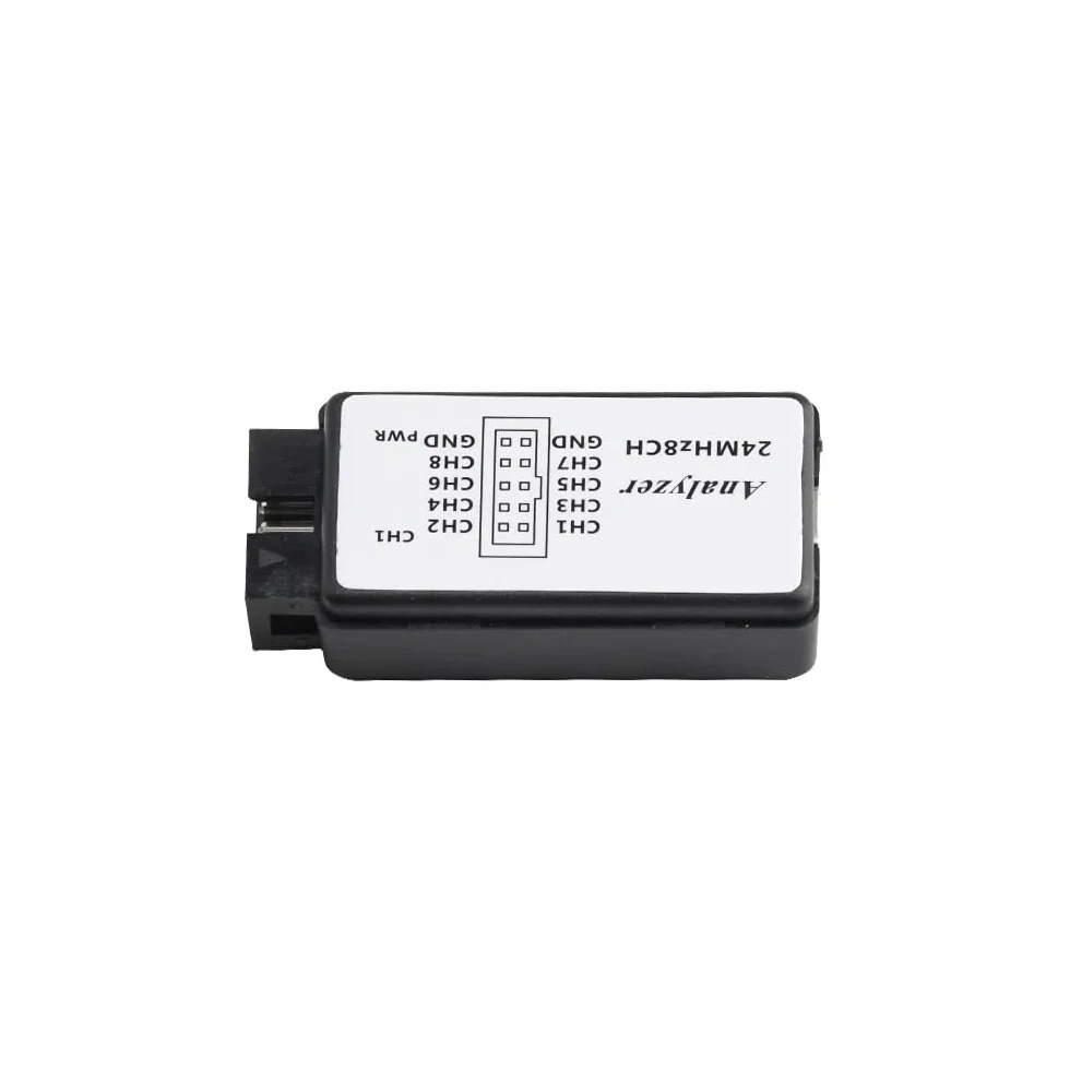 1 szt. Analizator stanów logicznych USB 24 MHz 8-kanałowy debuger dla ARM FPGA 24M 8CH
