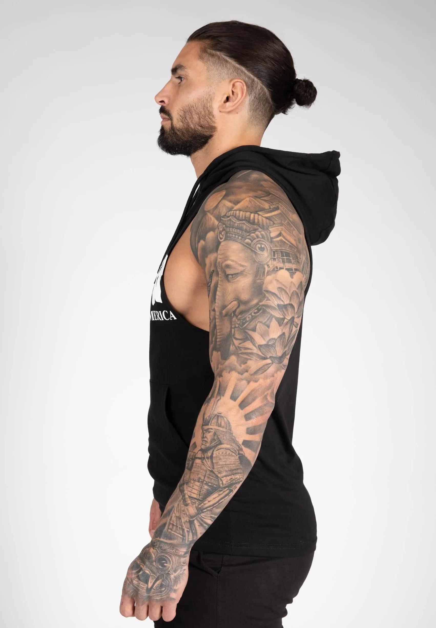 Gorilla Wear Koszulka na ramiączkach/Cami Shirt Mężczyźni Rogers Hooded Tank Top (1 w zestawie)