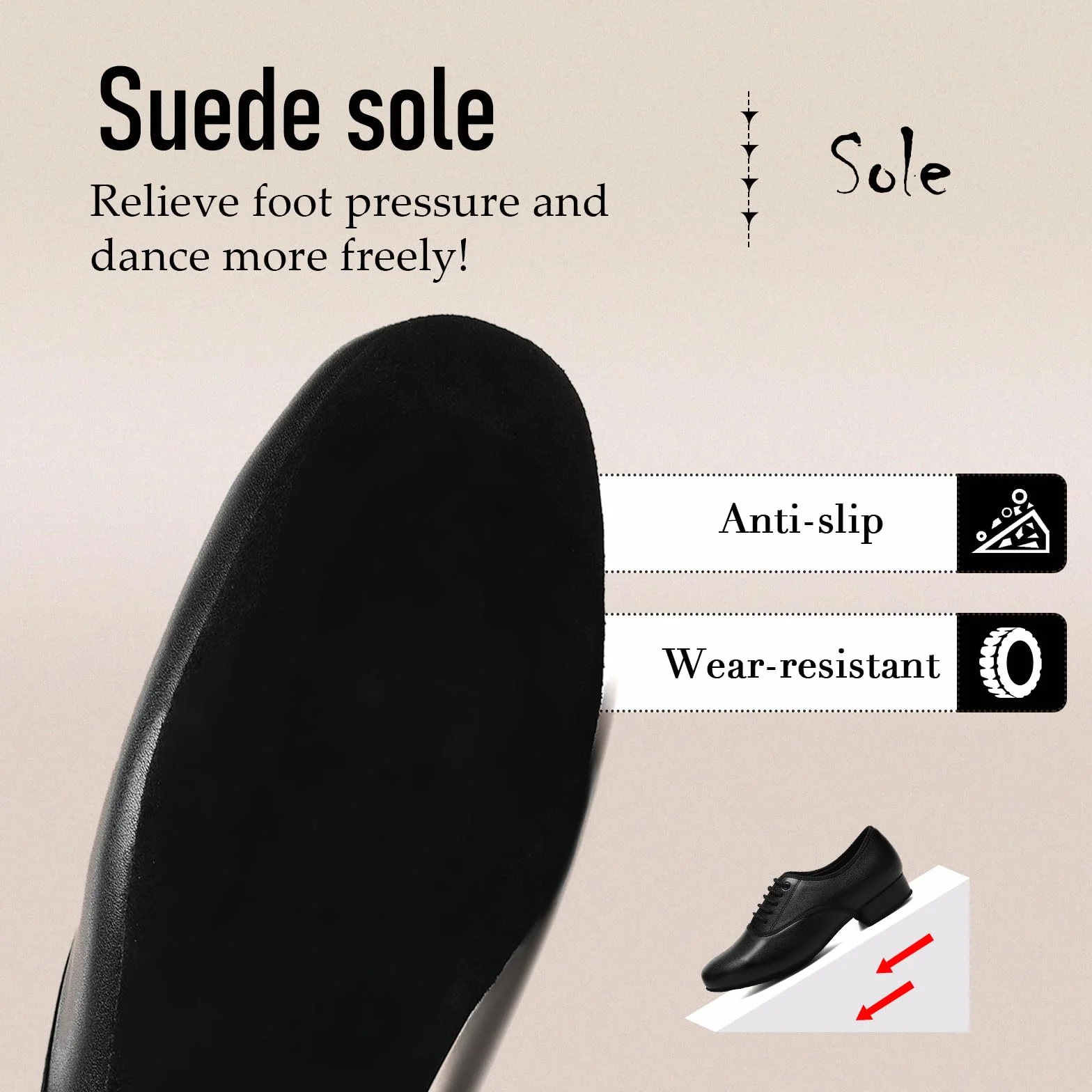 Męskie buty do tańca latynoskiego Tango Standard Salsa profesjonalne buty do tańca, model-PUNMD