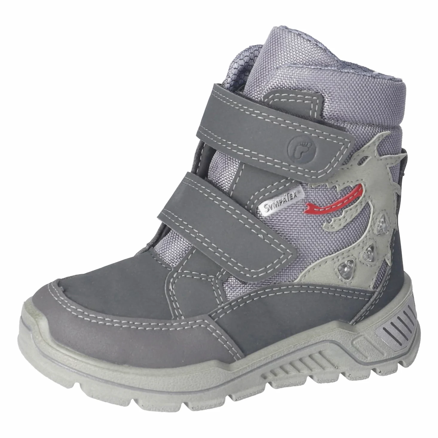 RICOSTA Chłopięce buty zimowe GRISU, buty dziecięce, WMS: szerokie, Sympatex, migające światło