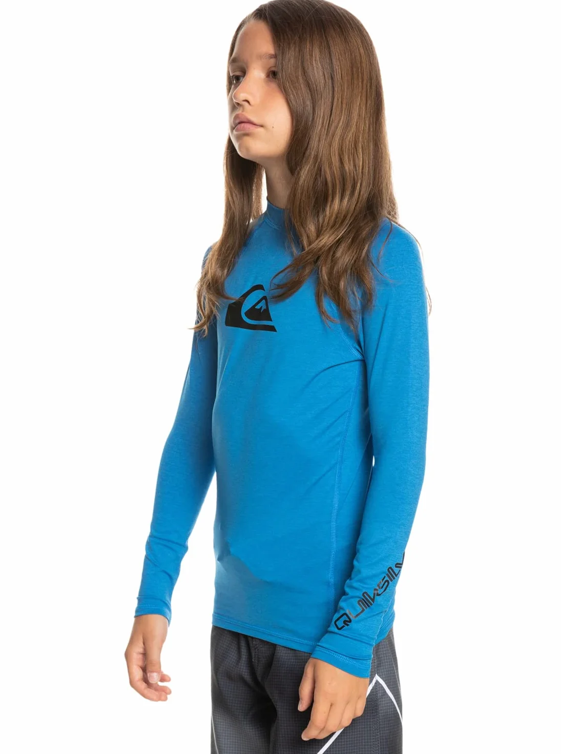 Quiksilver Kamizelka rash z długim rękawem UPF 50 All TIME Boys 8-16 niebieska S/10