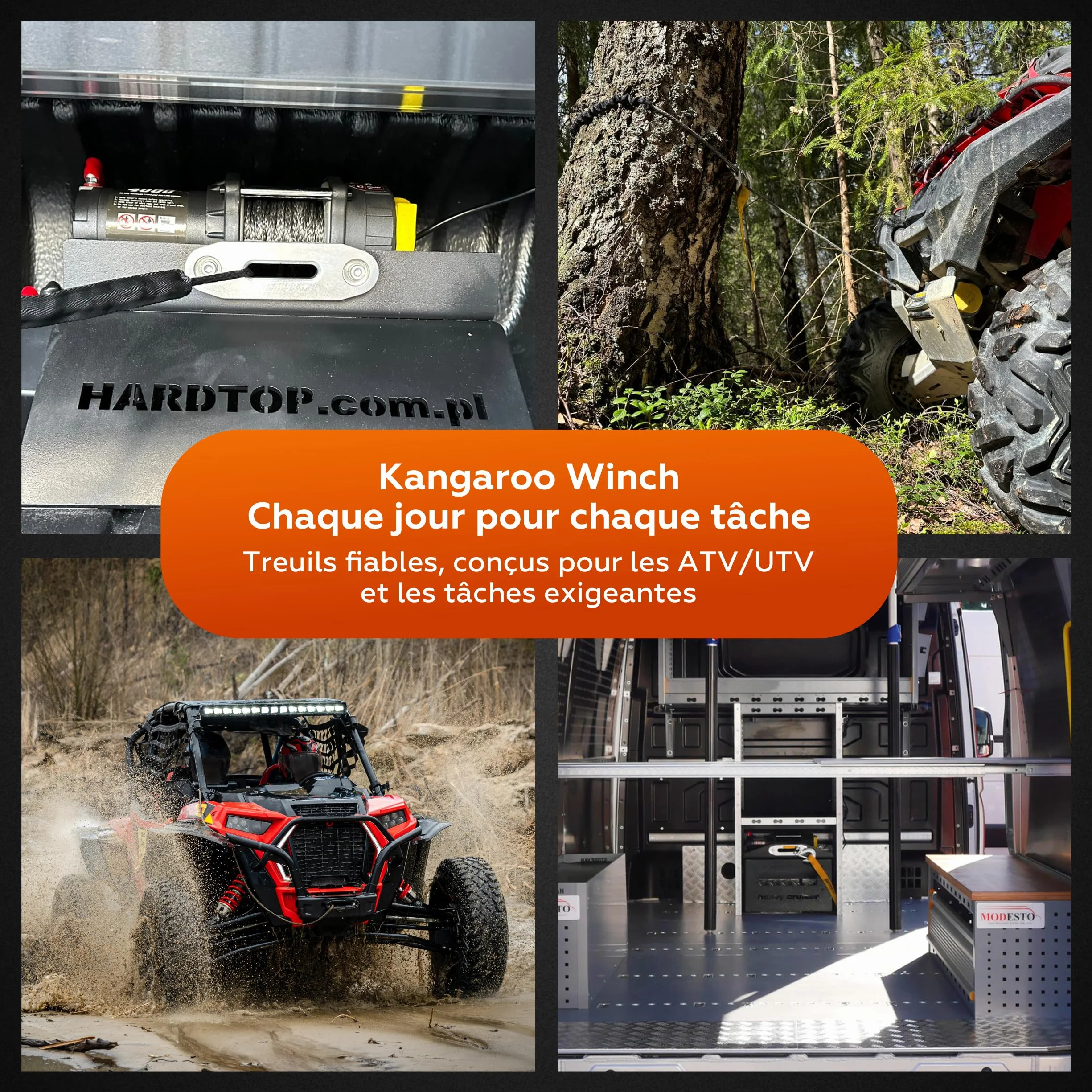 Elektryczna wciągarka linowa 12V - 3500 LBS / 1587 kg siła ciągnąca - Idealna do ATV, quadów i zastosowań offroad - Wytrzymała konstrukcja - W zestawie linka stalowa i pilot zdalnego