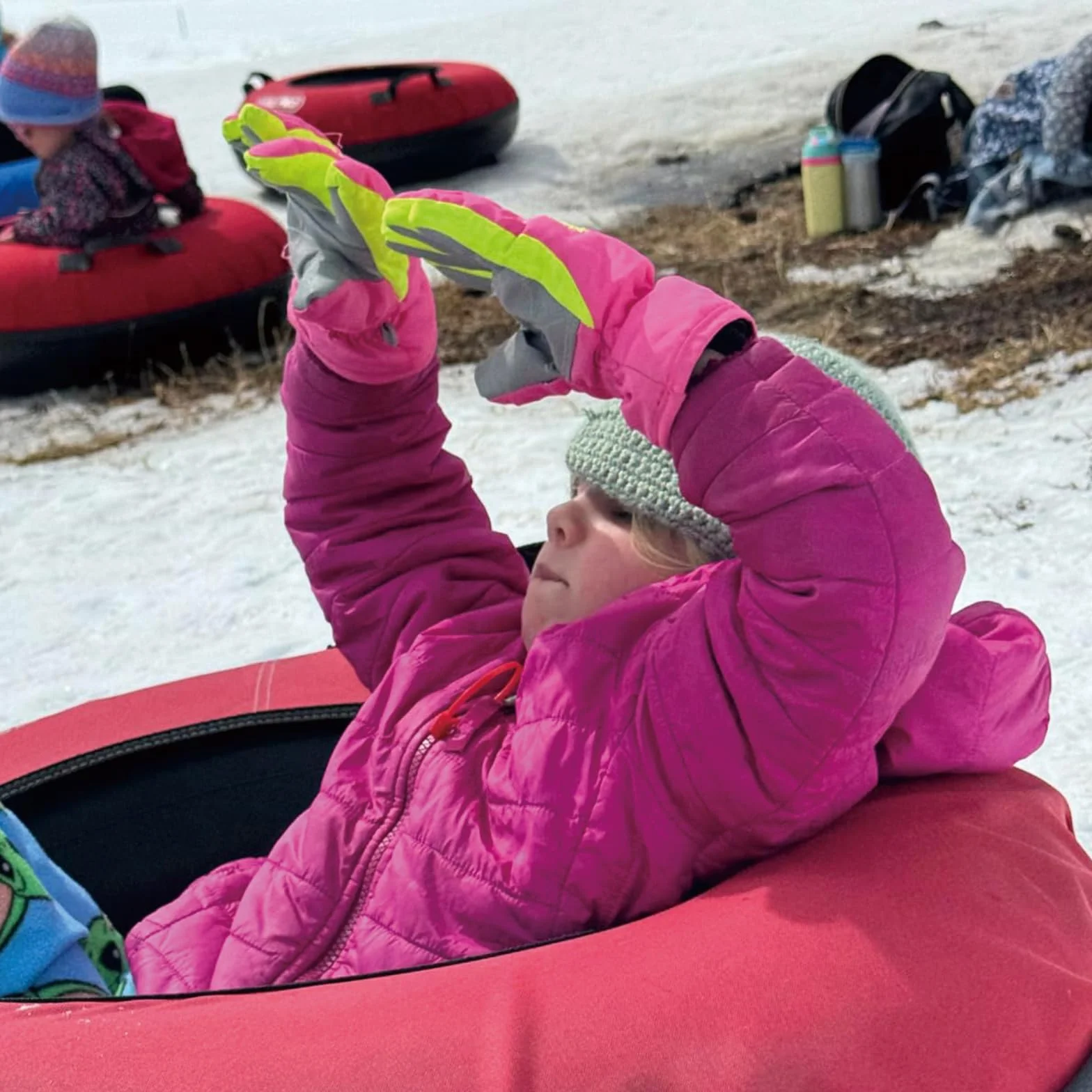 TRIWONDER Rękawiczki Narciarskie Śnieżne Zimowe Rękawiczki Snowboardowe Ogrzewane Rękawiczki Wiatroodporne dla Chłopców i Dziewczynek Turystyka Rowerowa