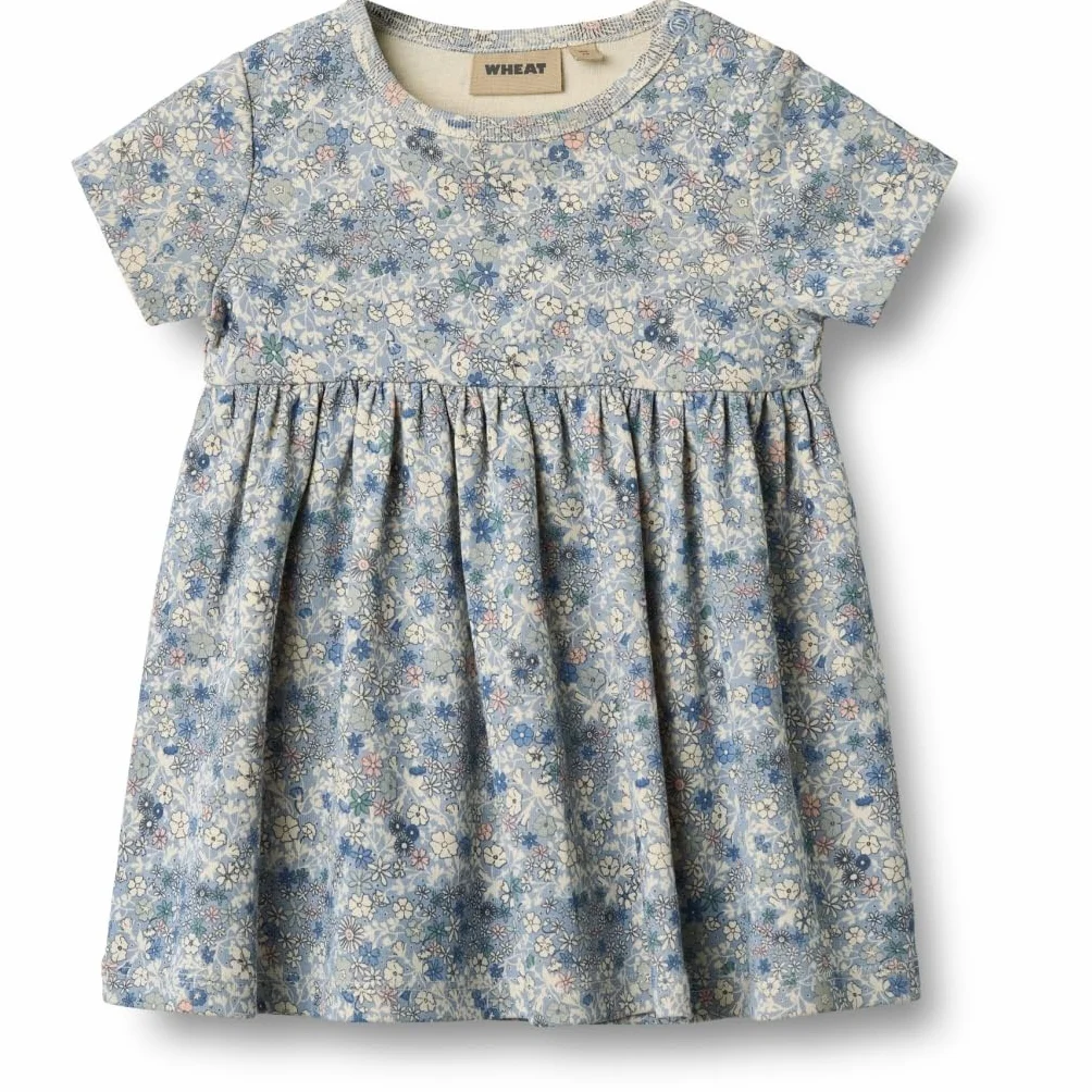 Wheat Sukienka do zabawy Dziewczynki Wheat Mädchen Jersey Kleid Sommerkleid S/S Nova Gots Zertifiziert