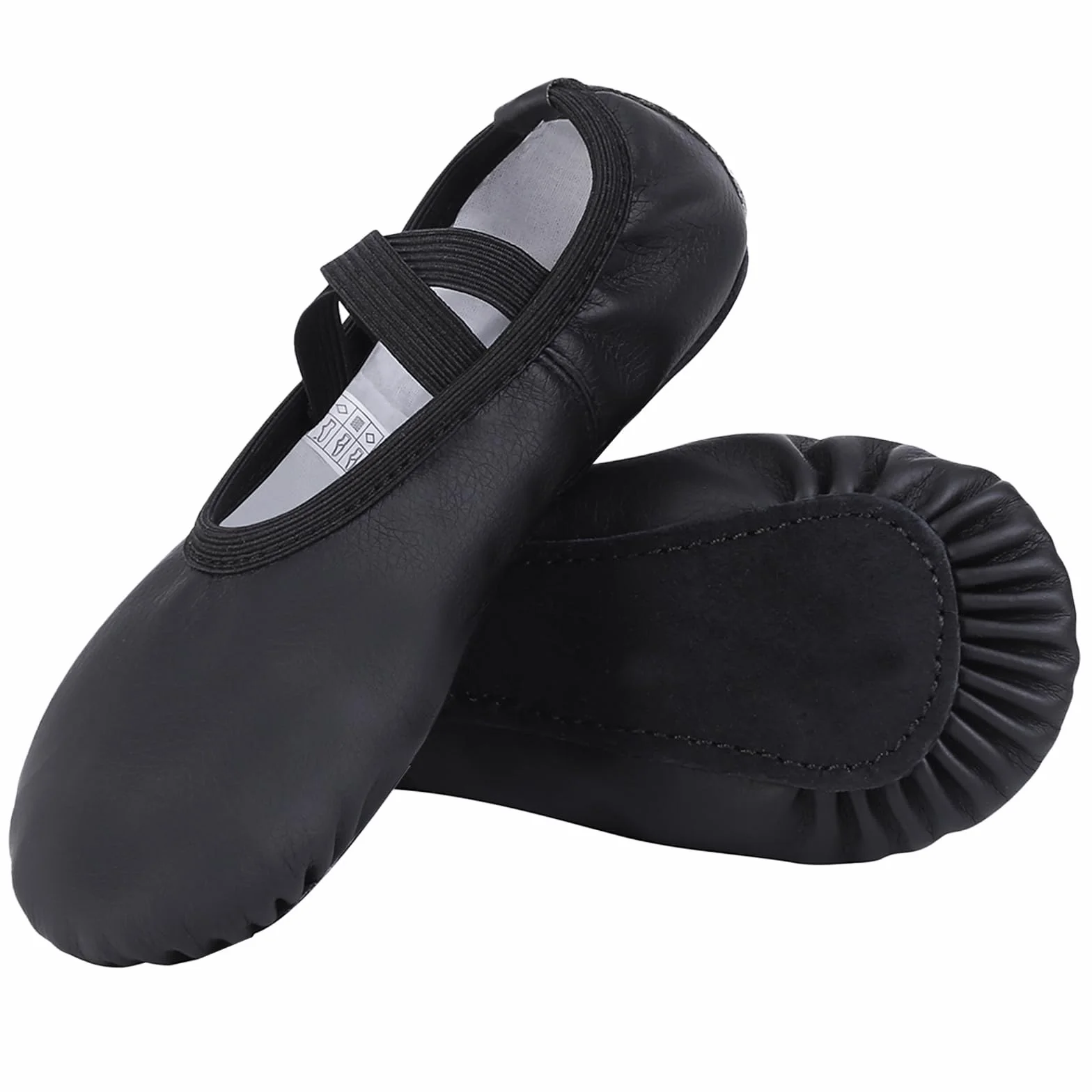 Skórzane buty baletowe dla dziewcząt baletki damskie cała skórzana podeszwa