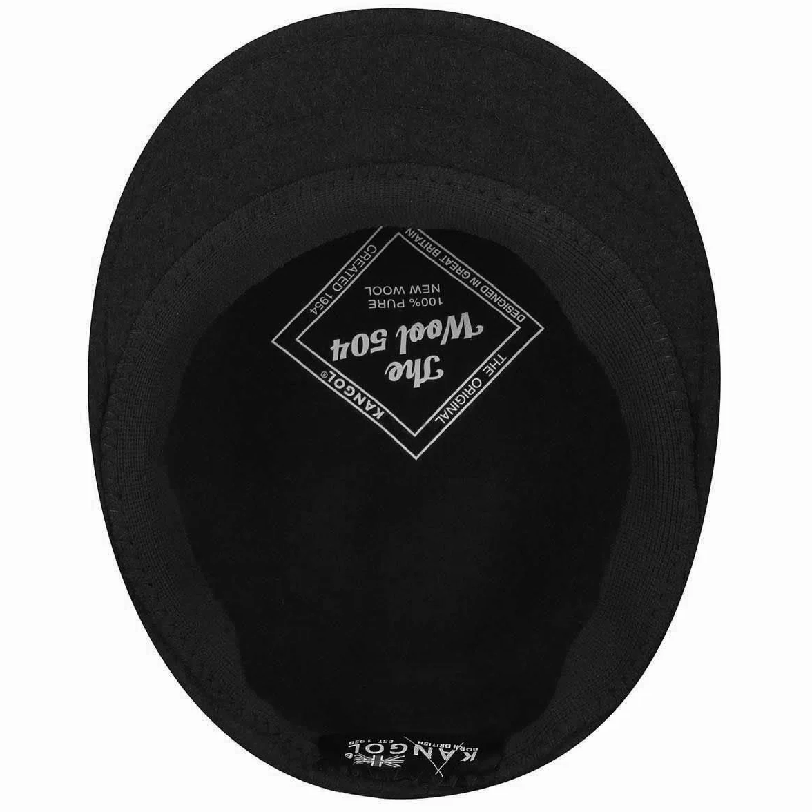 Kangol Kaszkiet 504 - czapka meska wełniana z daszkiem
