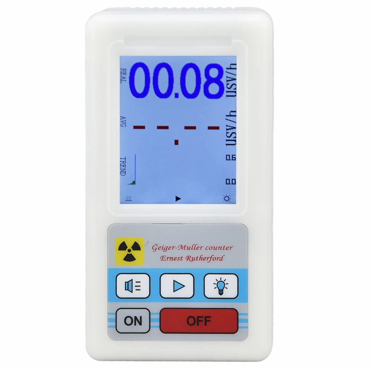 Detektor promieniowania jądrowego, licznik Geigera BR-6 Łatwy do odczytu wielofunkcyjny detektor promieniowania elektromagnetycznego promieniowania jądrowego